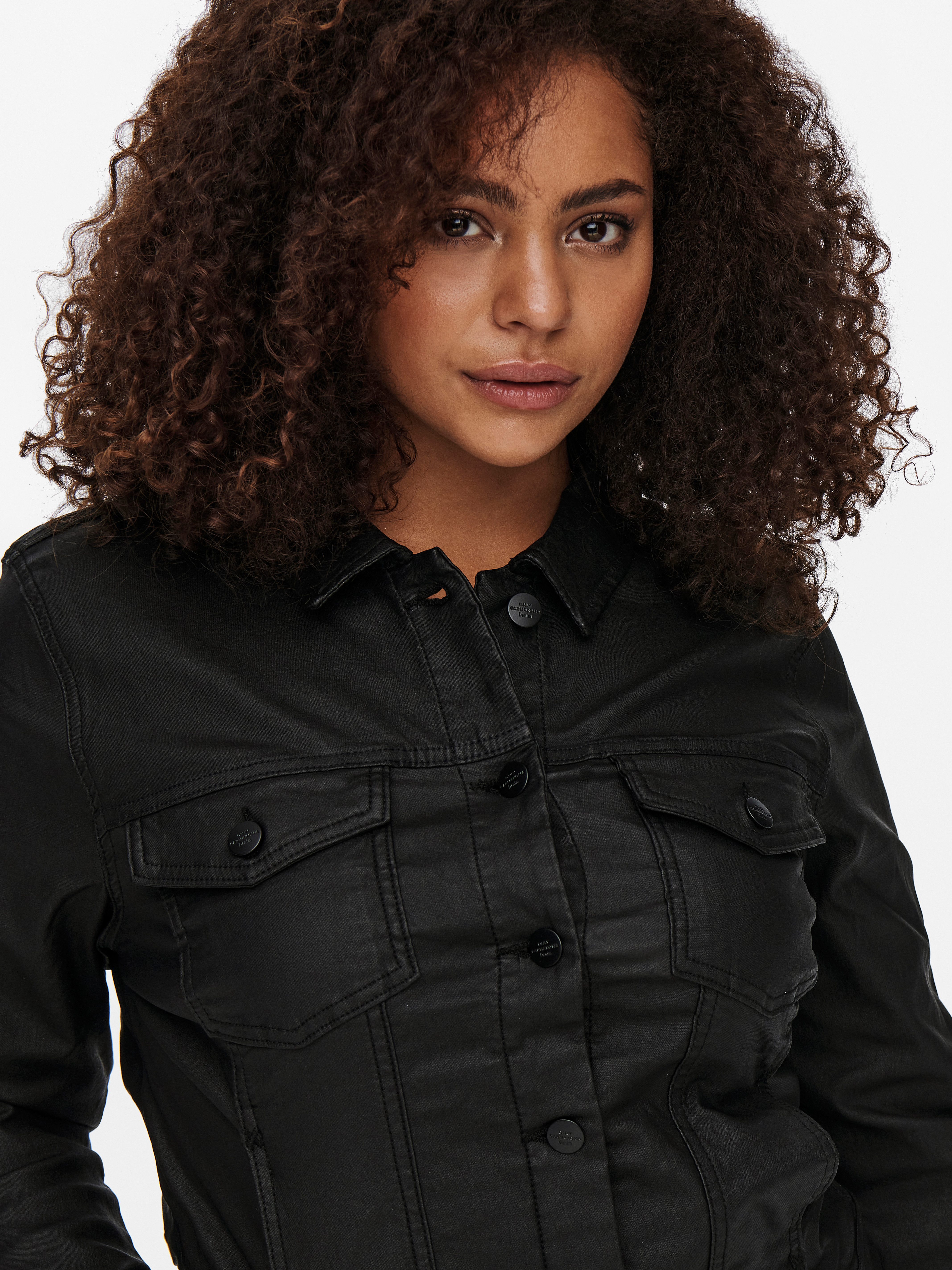 ONLY CARMAKOMA Lederimitatjacke CARWESPA LIFE COATED günstig online kaufen