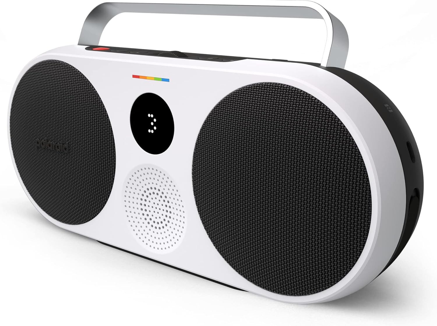 Polaroid P3 Music Player (schwarz) - Retro-Futuristic Boombox Bluetooth-Speaker
