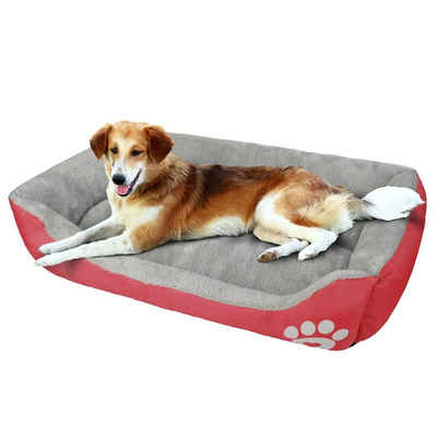 wuuhoo Tierbett Lucky 90cm I flauschiges und gemütliches Hundesofa, für mittelgroße und große Hunde I Haustierbett Waschmaschinen geeignet