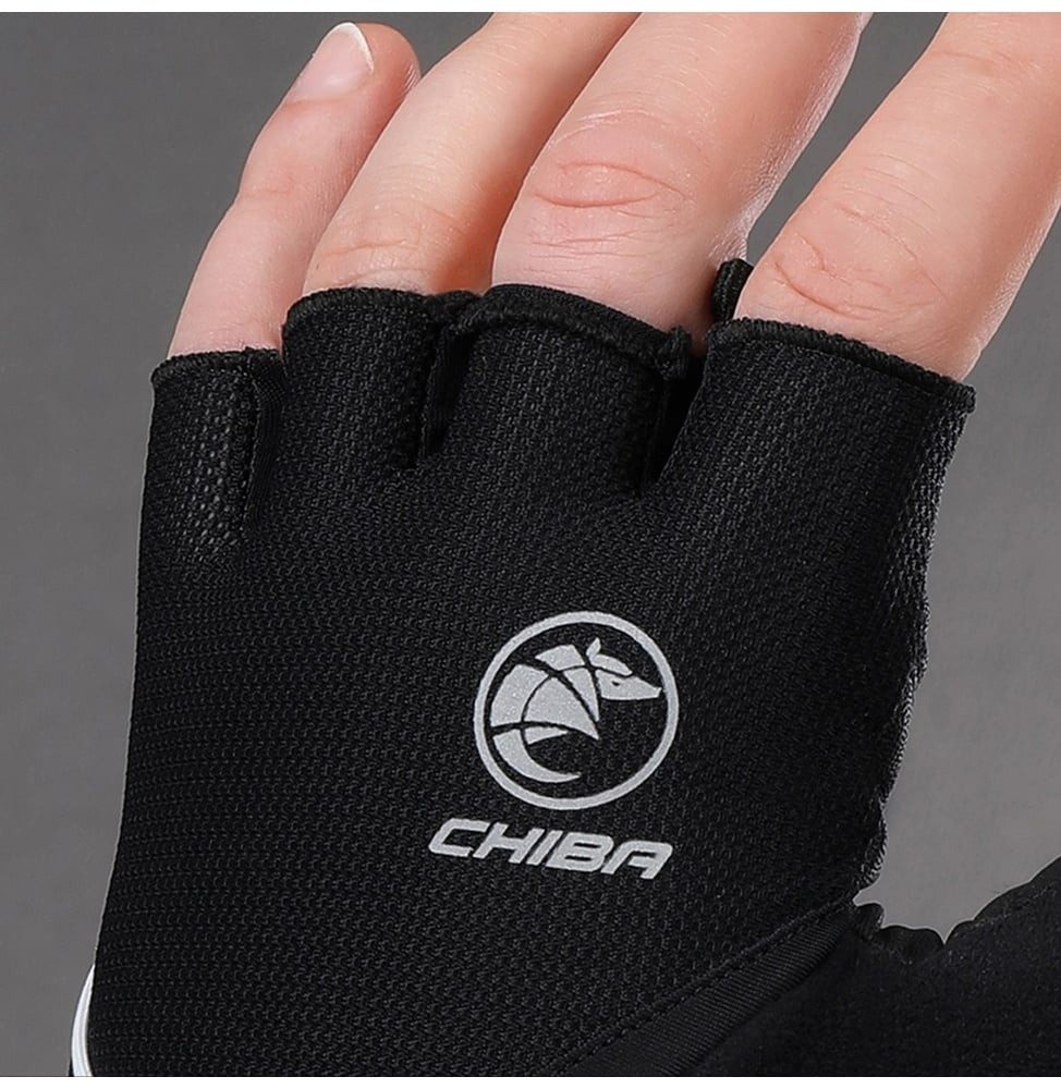 Chiba Fahrradhandschuhe Sport schwarz - 1 Paar