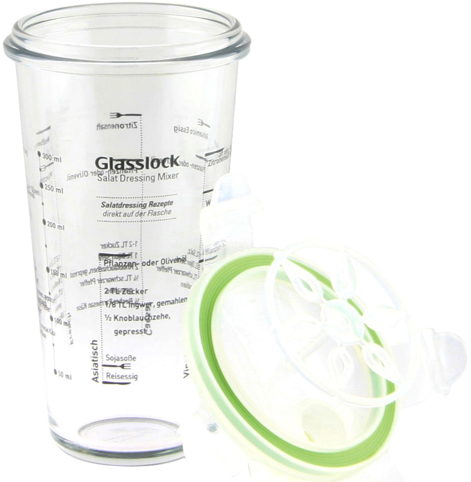 Glas, 450 Shaker), ml (Cocktail Glasslock Dressing Shaker,