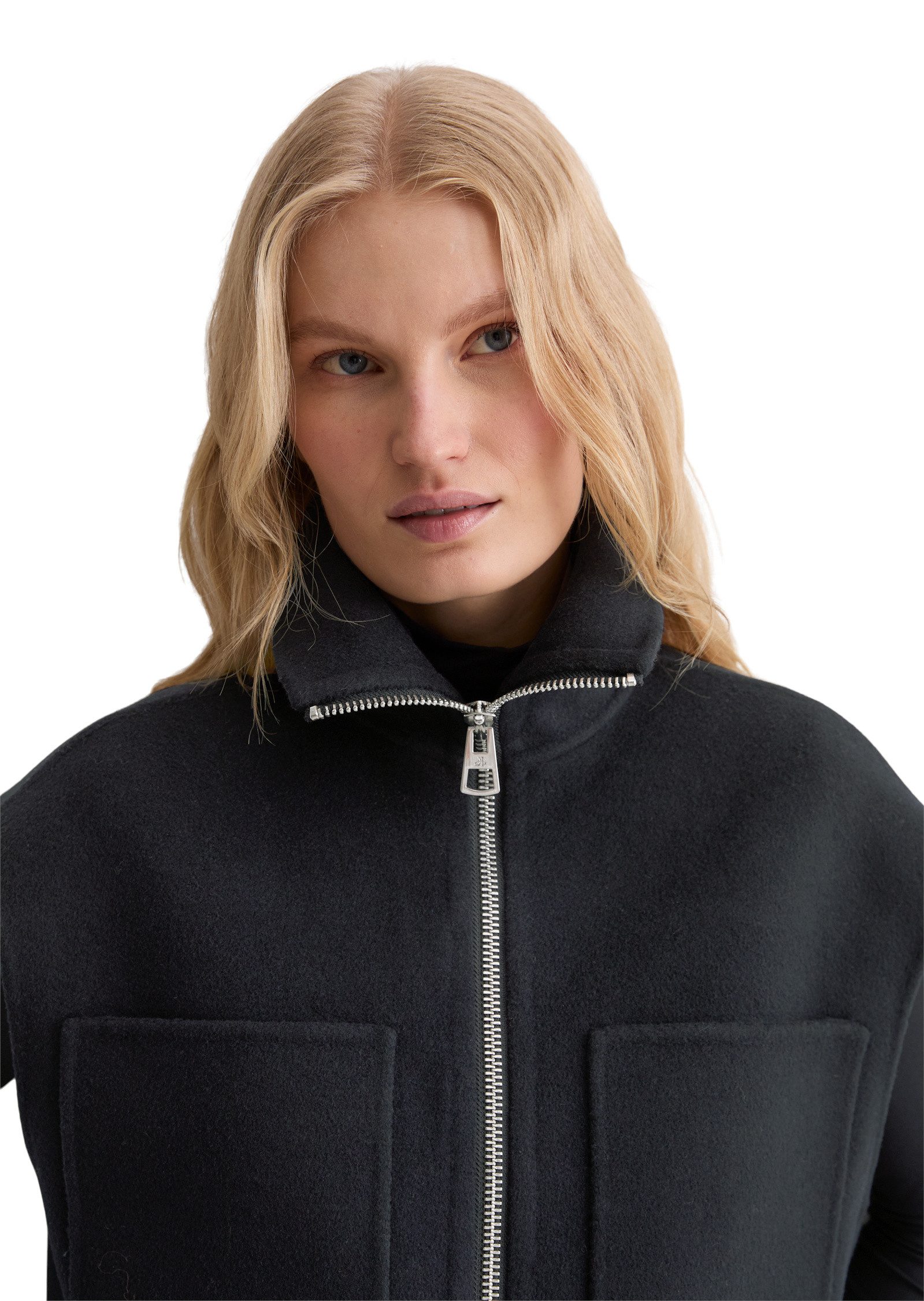 Marc O'Polo Steppweste aus edlem Woll-Doubleface