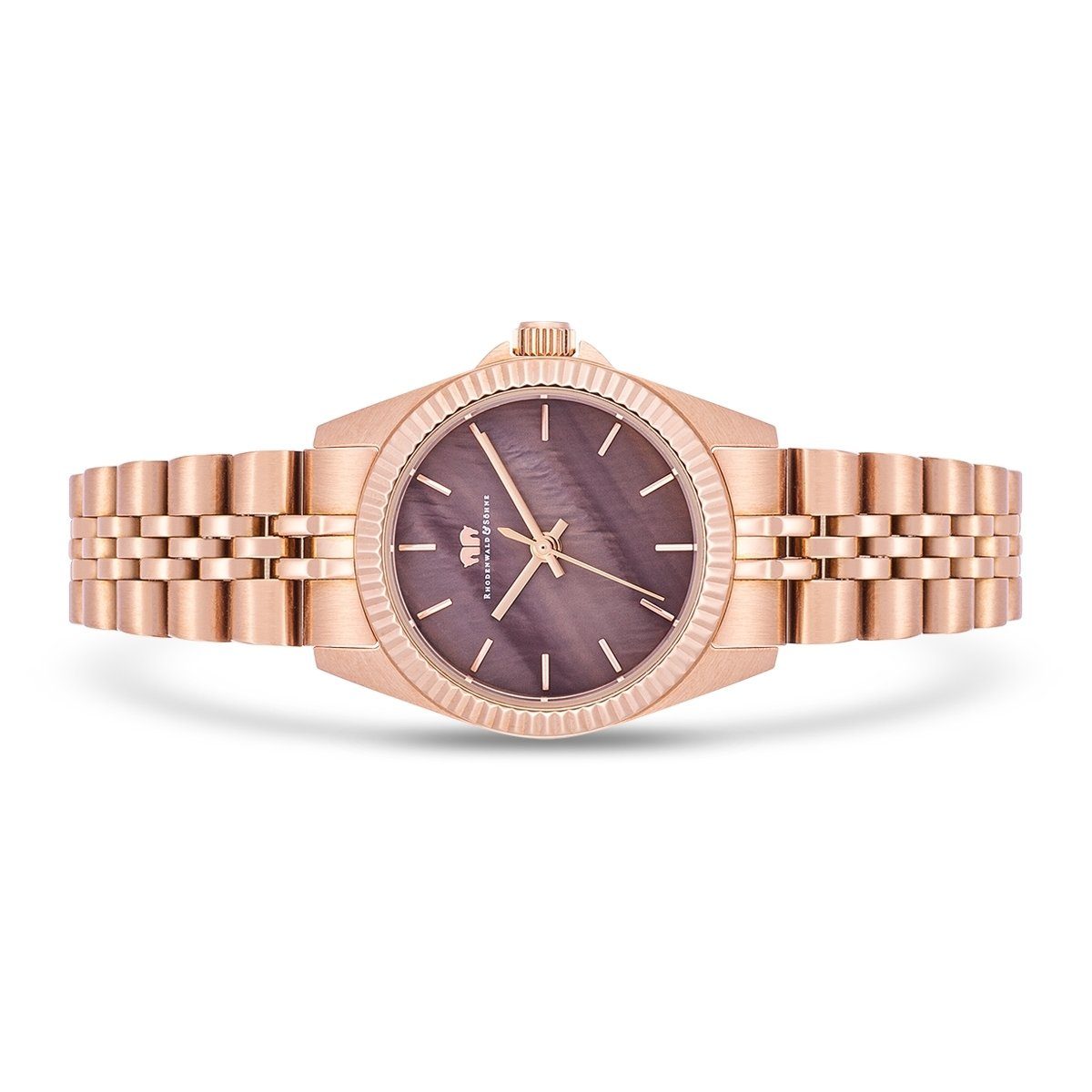 Rhodenwald & Söhne Quarzuhr Cassina roségold, mit Edelstahl-Armband