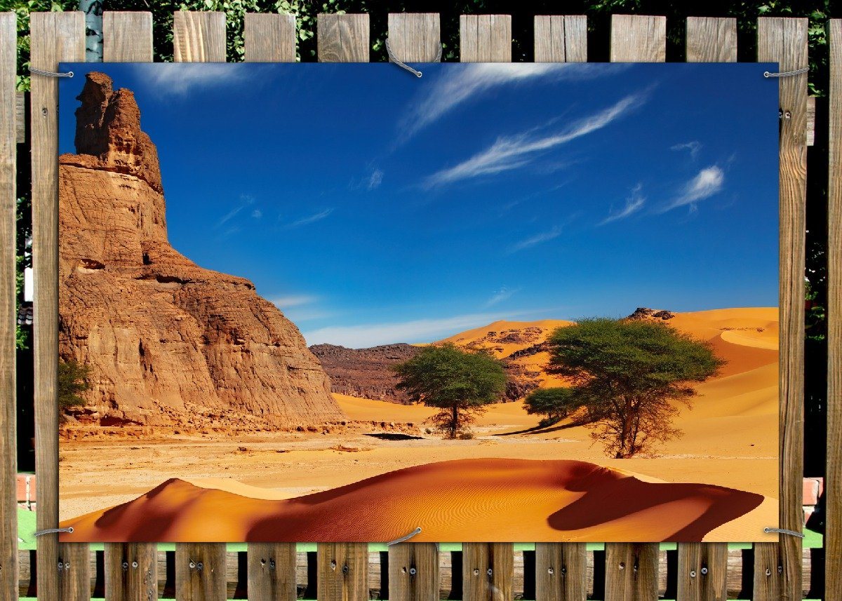 Thumbnail - Wallario Sichtschutzzaunmatten In der Wüste Sahara
