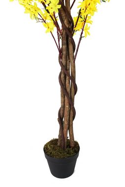 Kunstpflanze künstliche Pflanze Winter Jasmin 160 cm Blütenbaum Winter Jasmin, Arnusa, Höhe 160 cm