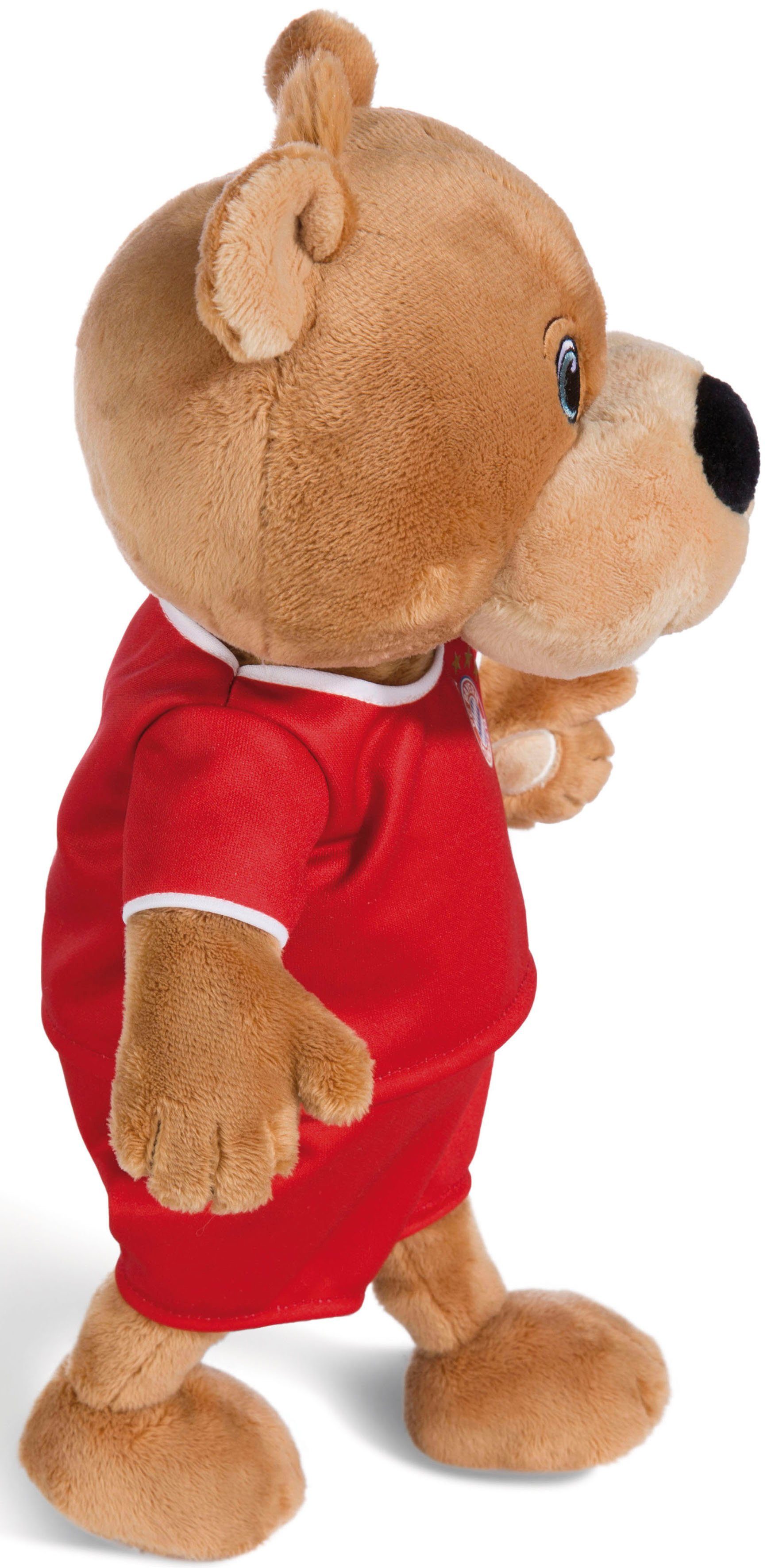 Nici Kuscheltier FC BAYERN MÜNCHEN Bär Berni mit Trikot, 35 cm, enthält recyceltes Material