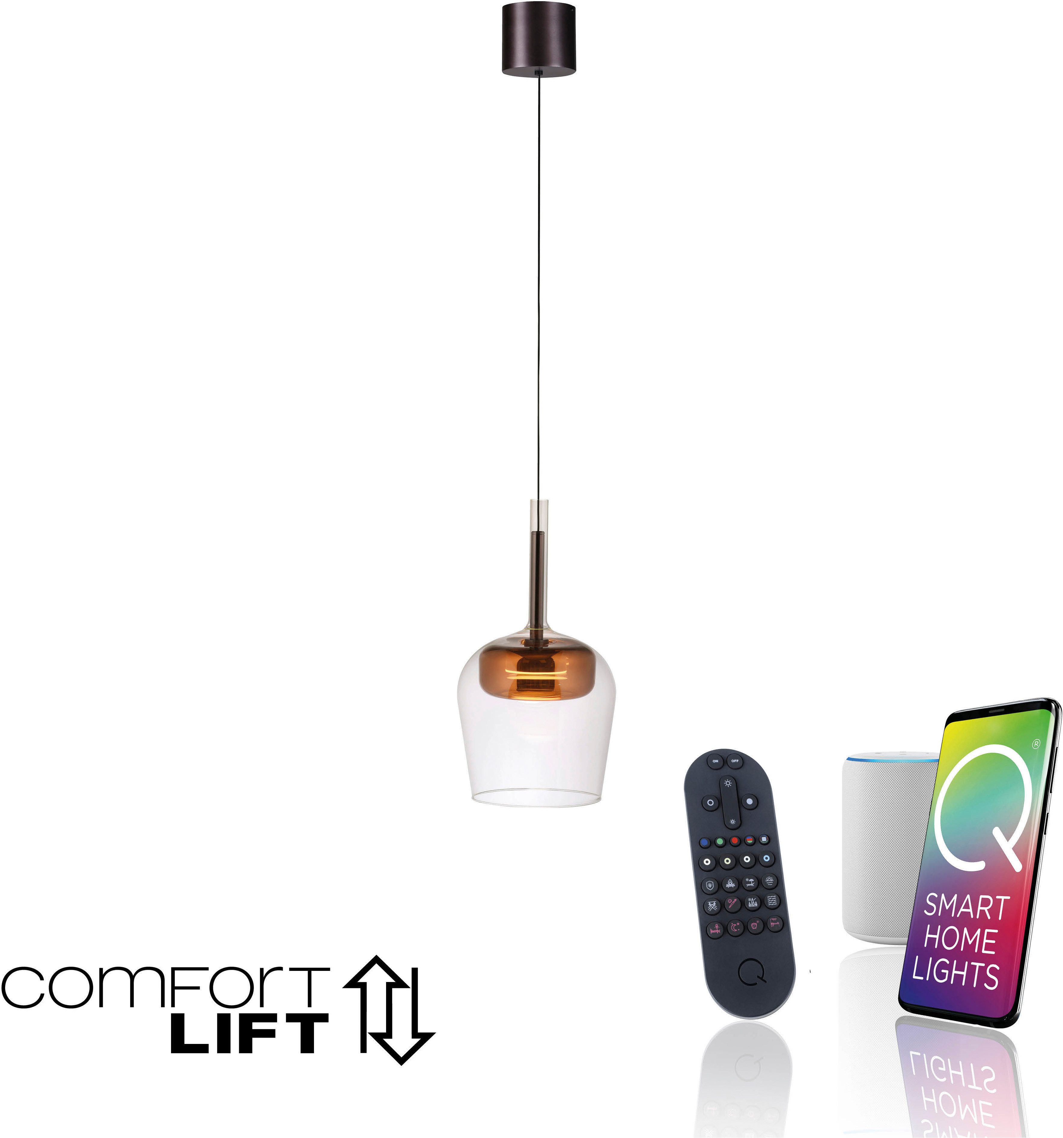 Neuhaus Q SMART HOME LIGHTS LED Pendelleuchte Q-KON, Smart Home, LED fest integriert, warmweiß - kaltweiß