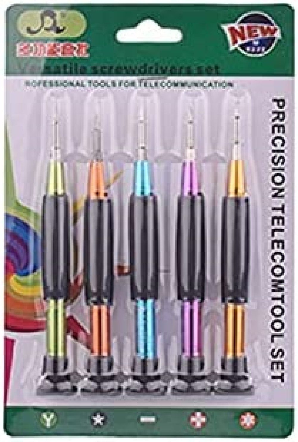 OLi Schraubendreher Für Smartphone, Handys Reparatur für Phone/Samsung/Huawei 5 Teilig, (Spar-Set 5in 1, 5 St), für PC Computer, IPad, laptop