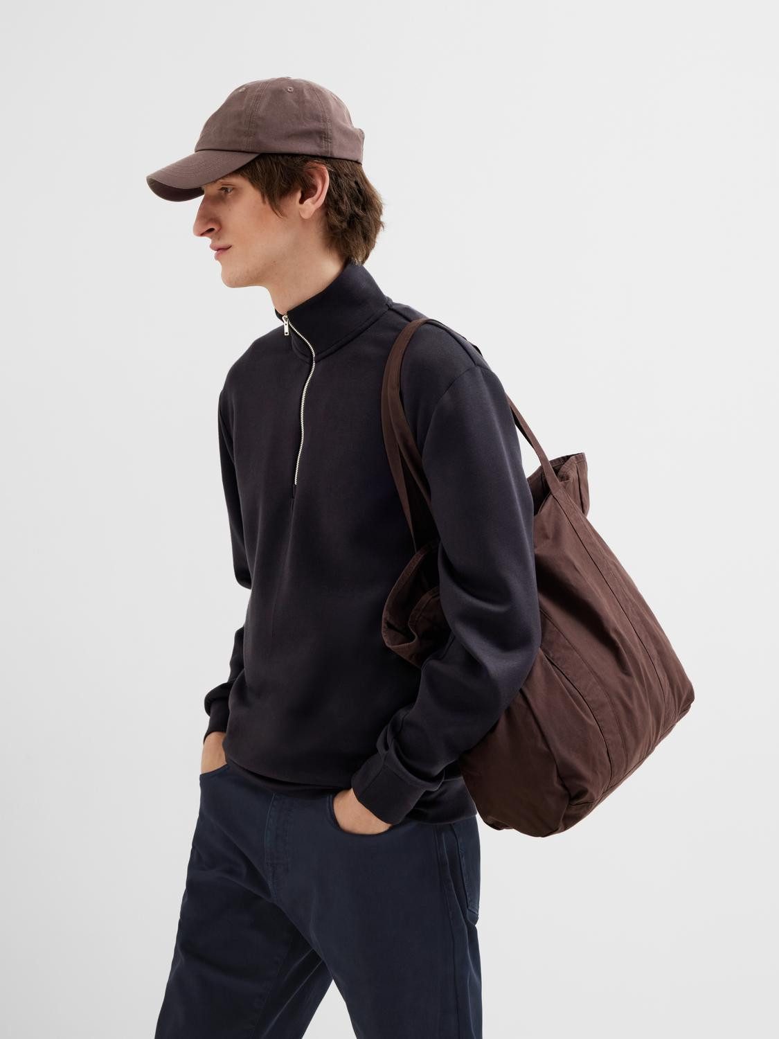 SELECTED HOMME Sweatshirt SLHEMANUEL SOFT ZIP günstig online kaufen