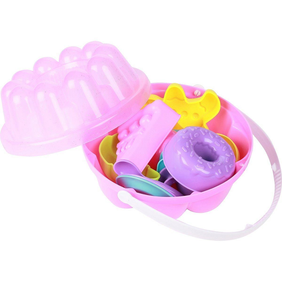 Toi-Toys Badespielzeug GO PLAY Strandset - in Kuchenform, 13-teilig