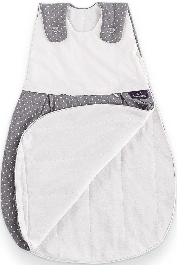 Träumeland Babyschlafsack Außenschlafsack Pünktchen grau (1 tlg) – Bild 3 von 5