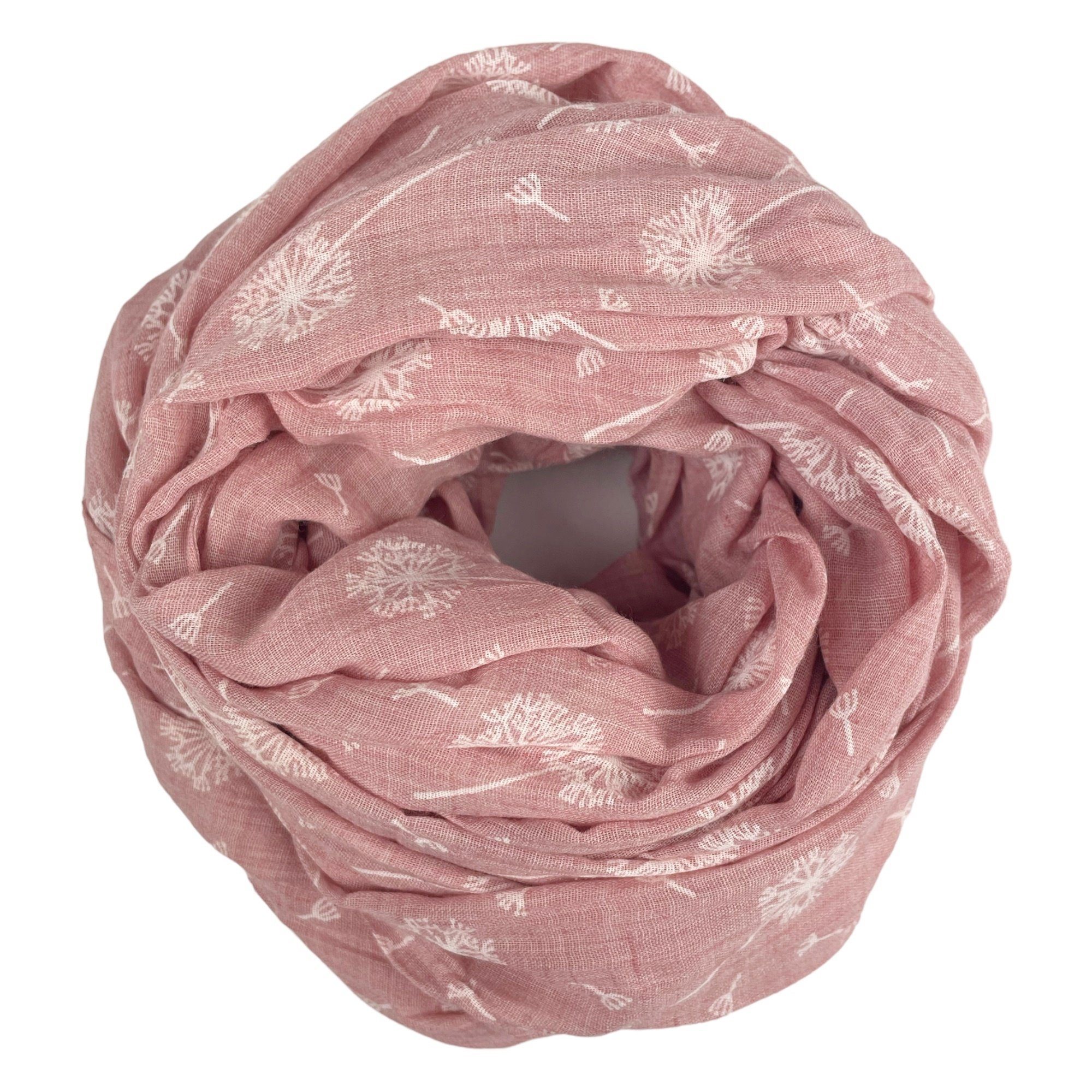Loop Damen Sommer Schal SS-731 mit Pusteblumen print