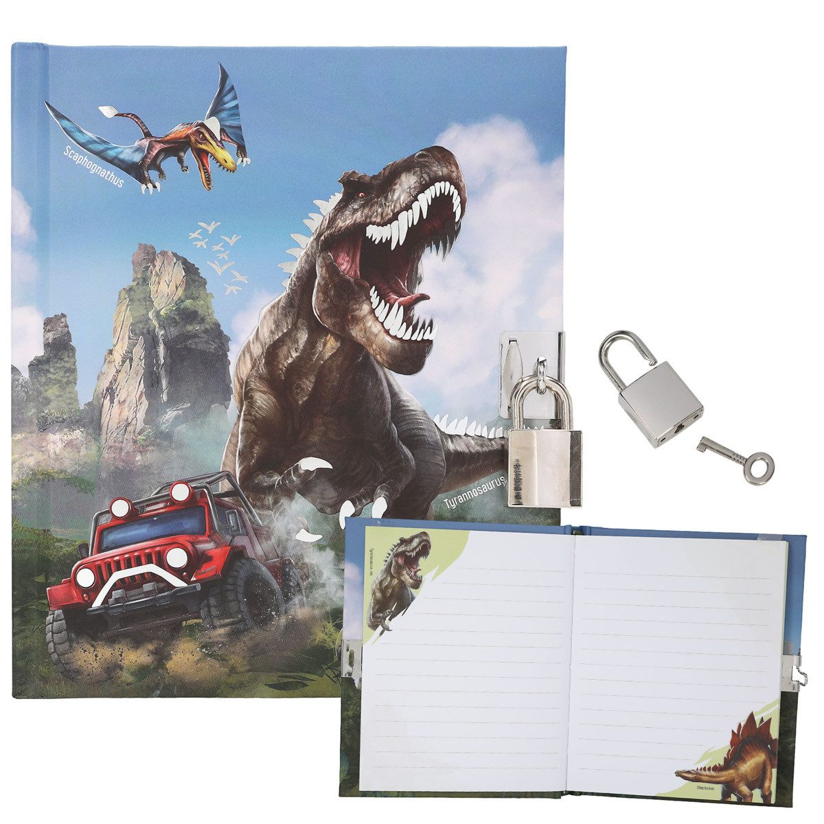Depesche Freizeittasche DEPESCHE DINO World Tagebuch mit Schloss Dino World