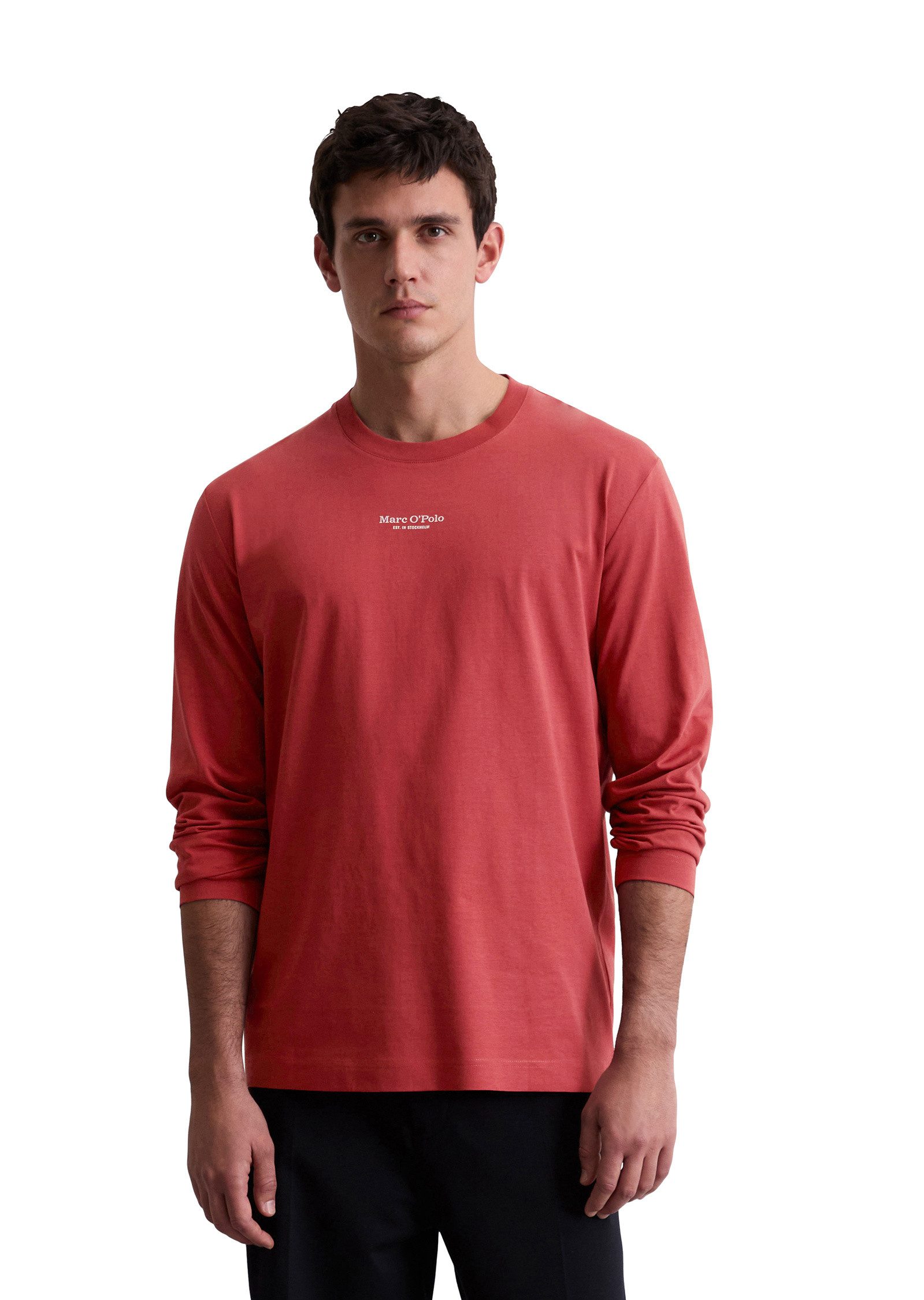 Marc O'Polo Langarmshirt aus reiner Bio-Baumwolle günstig online kaufen