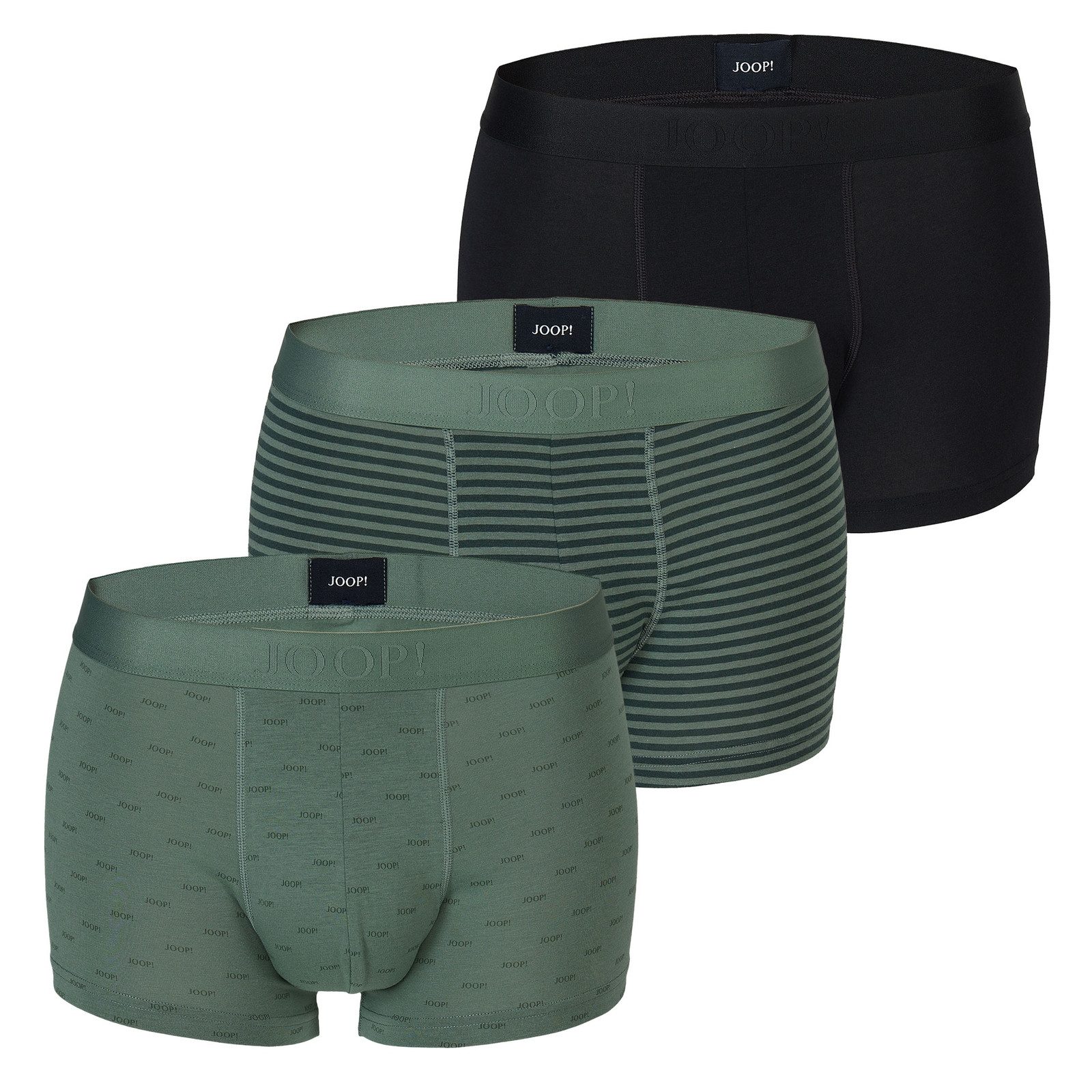 JOOP! Trunk Cotton-Stretch Boxer (3er Set) mit seitlichen Overlocknähten günstig online kaufen