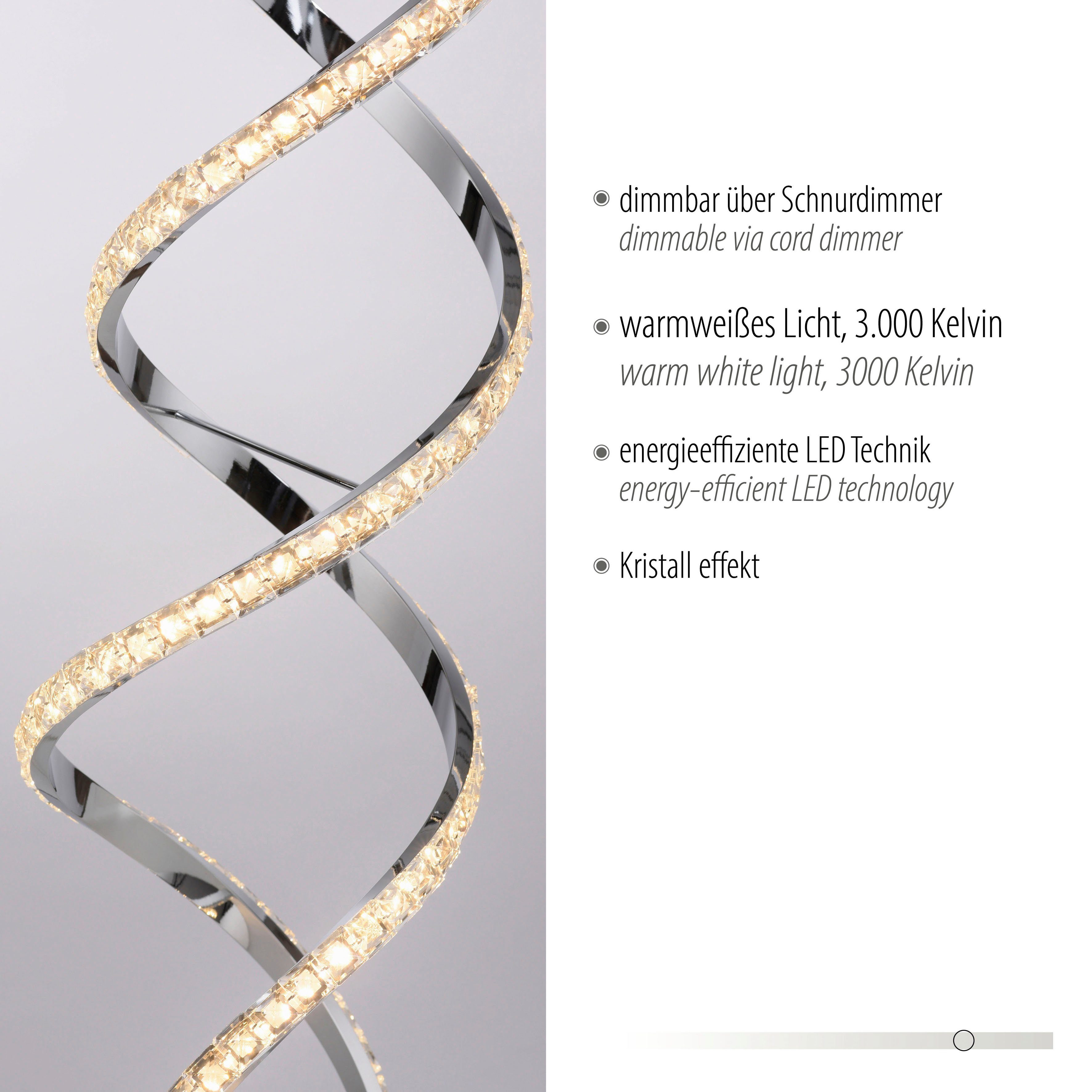 Paul Neuhaus Stehlampe KIRIBI, LED fest integriert, Warmweiß