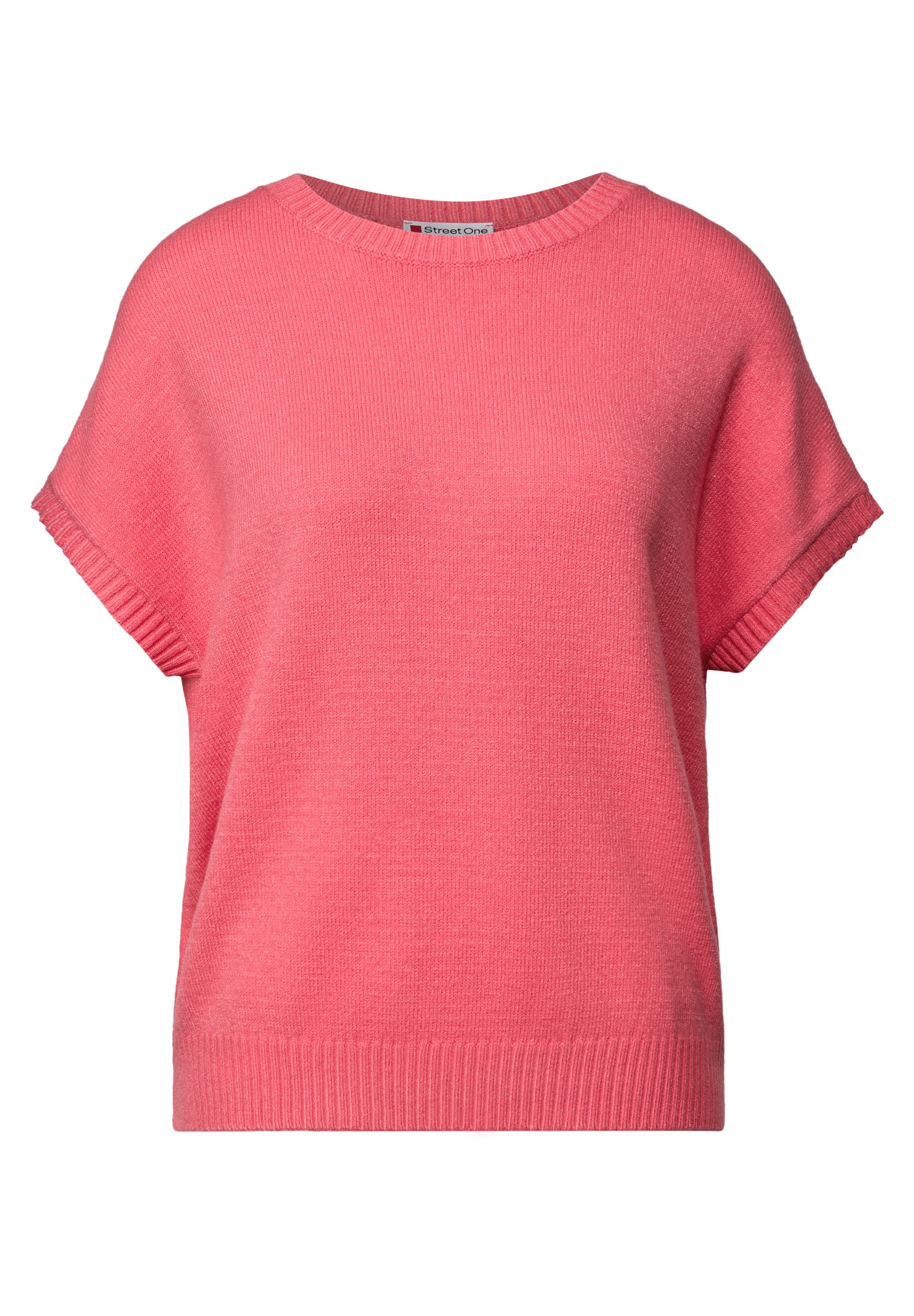STREET ONE Kurzarmpullover aus Feinstrick
