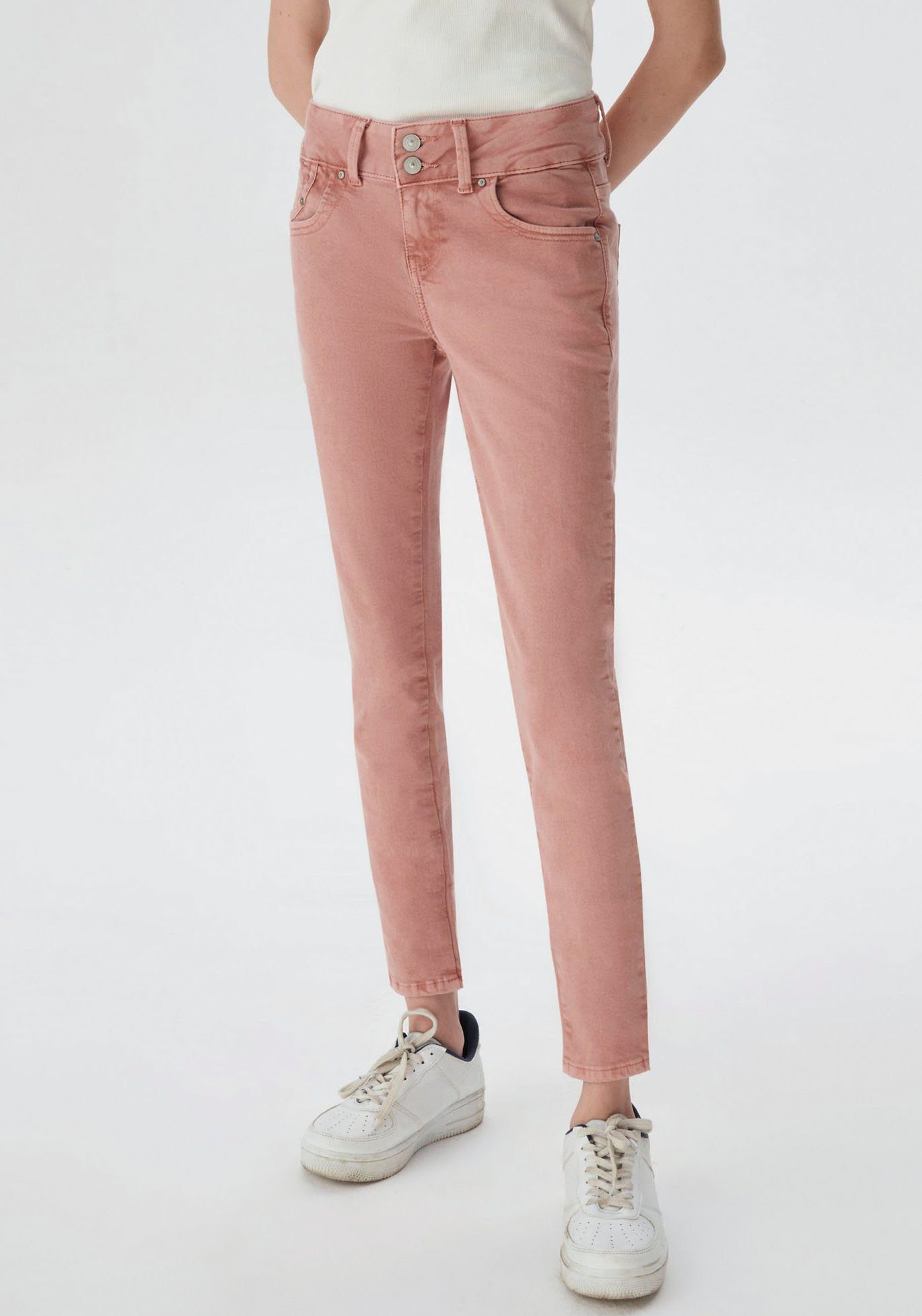 LTB Slim-fit-Jeans »MOLLY M« (1-tlg) mit langem, schmalem Beinverlauf,  normal hoher Leibhöhe und mit Stretch-Anteil im 5-Pocket Stil online kaufen  | OTTO
