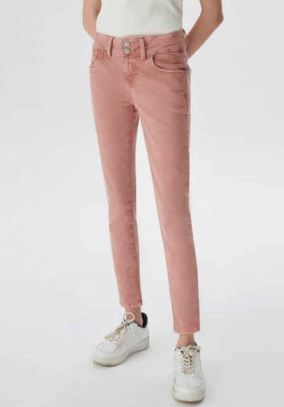 LTB Slim-fit-Jeans »MOLLY M« (1-tlg) mit langem, schmalem Beinverlauf, normal hoher Leibhöhe und mit Stretch-Anteil im 5-Pocket Stil