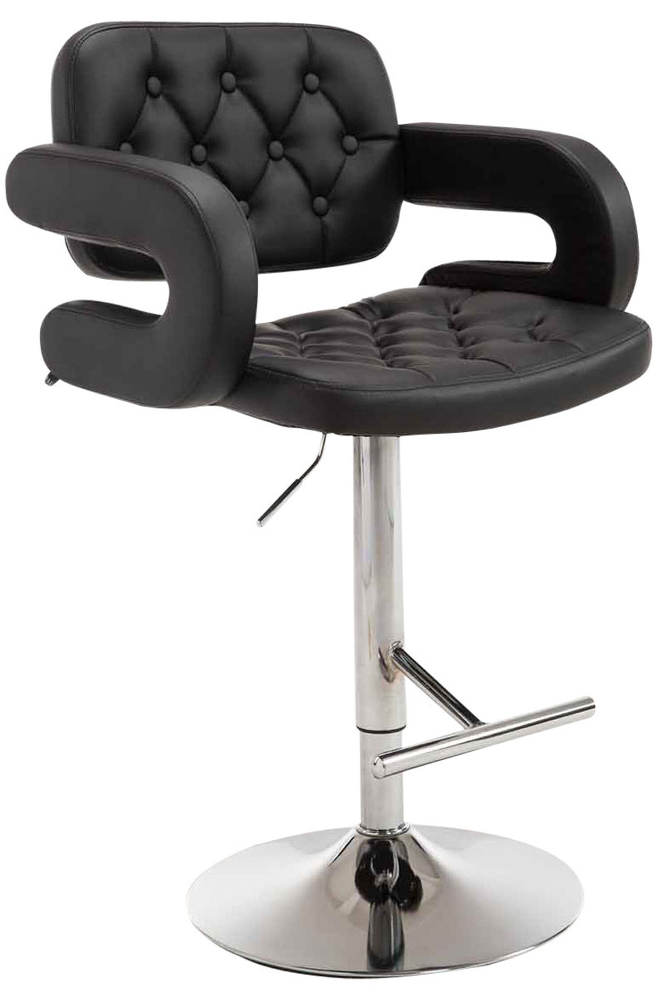 TPFLiving Barhocker Kunstleder (Barstuhl mit Rückenlehne günstig online kaufen