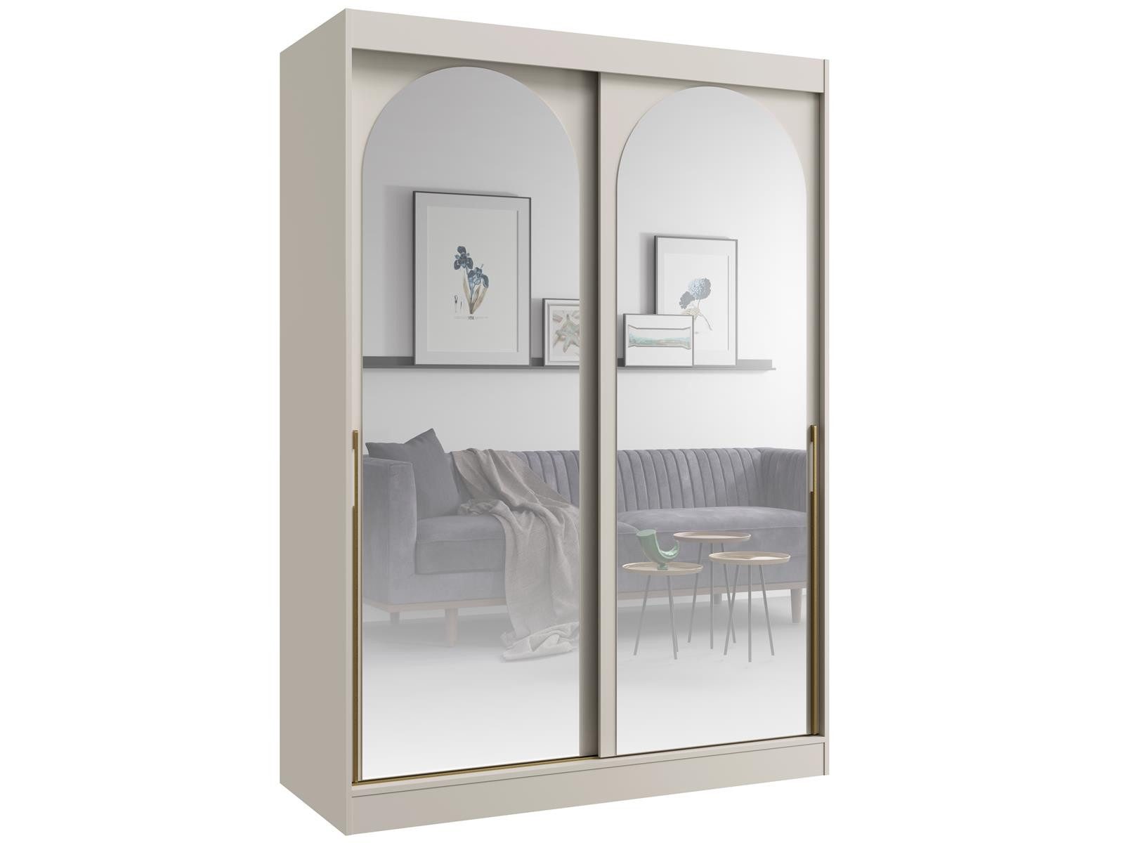 Compleo Kleiderschrank mit Spiegel 150 cm, günstig online kaufen