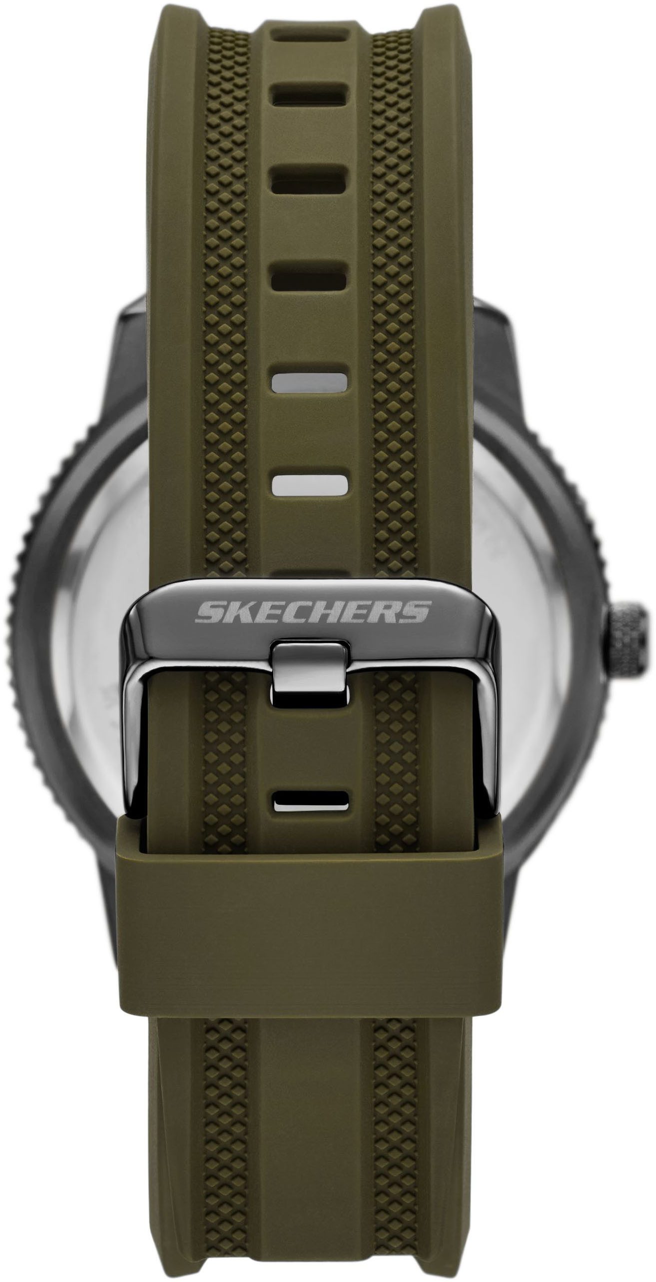 Skechers Quarzuhr LACHMAN SR5234, Armbanduhr, Herrenuhr, Silikonarmband, analog, Tag