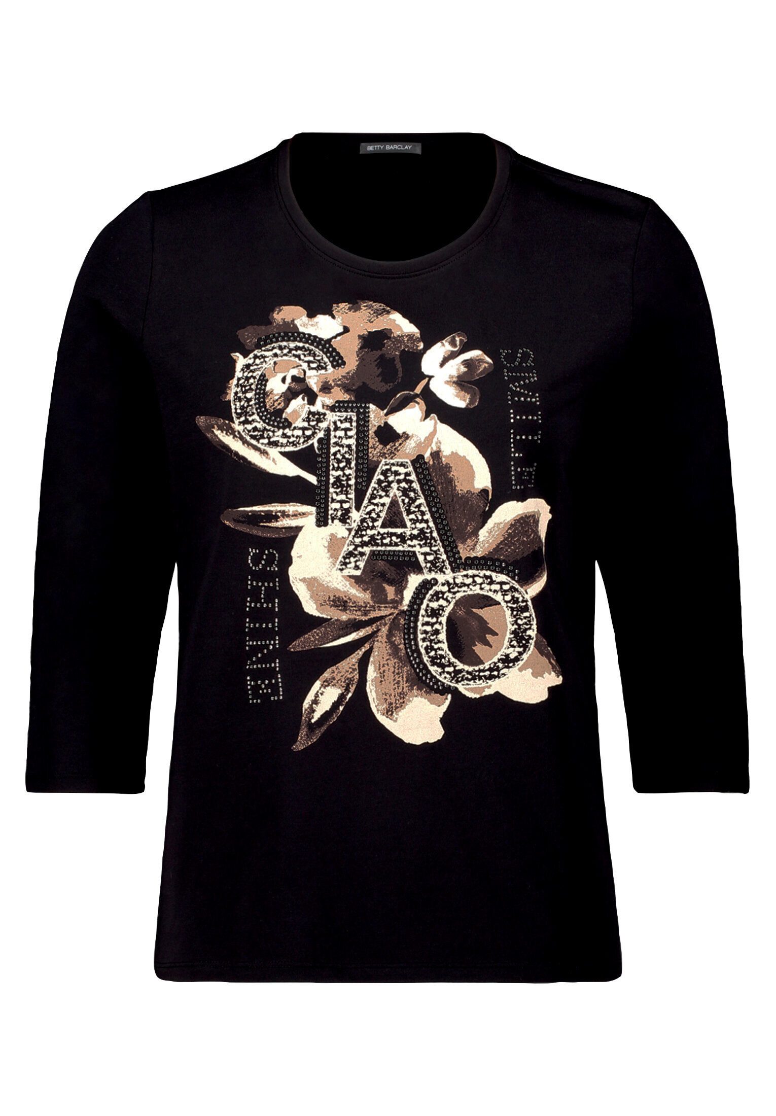 Betty Barclay 3/4-Arm-Shirt Damen mit Placement (1-tlg)