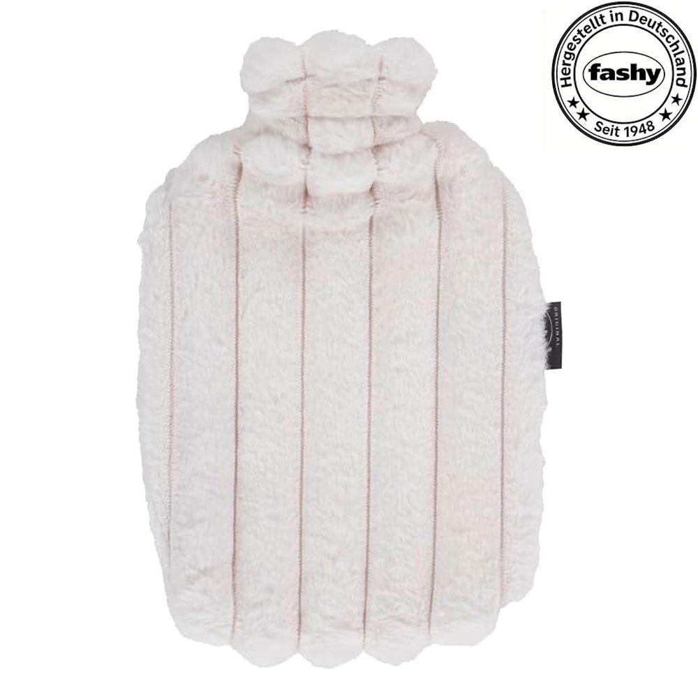 Fashy Wärmflasche Fashy Wärmflasche 2,0 L mit supersoftem Bezug, creme