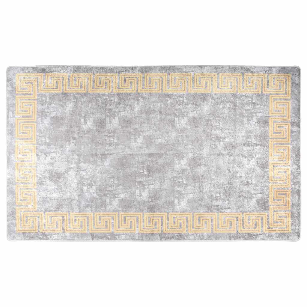 furnicato Teppich Waschbar Grau 120x180 cm günstig online kaufen