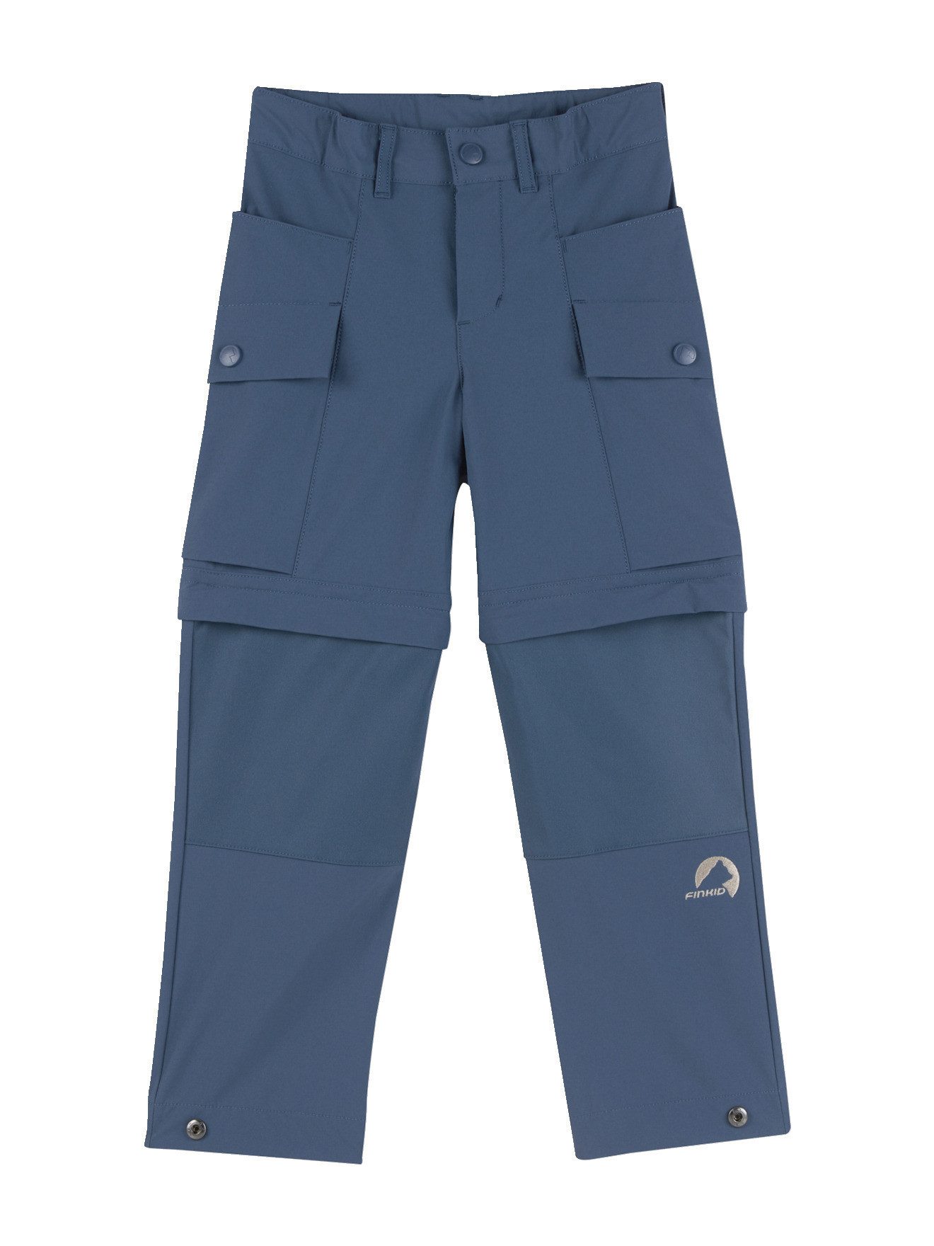 Finkid Stoffhose Kinder Sommerhose ORAVA ZIP, variable Beinlänge