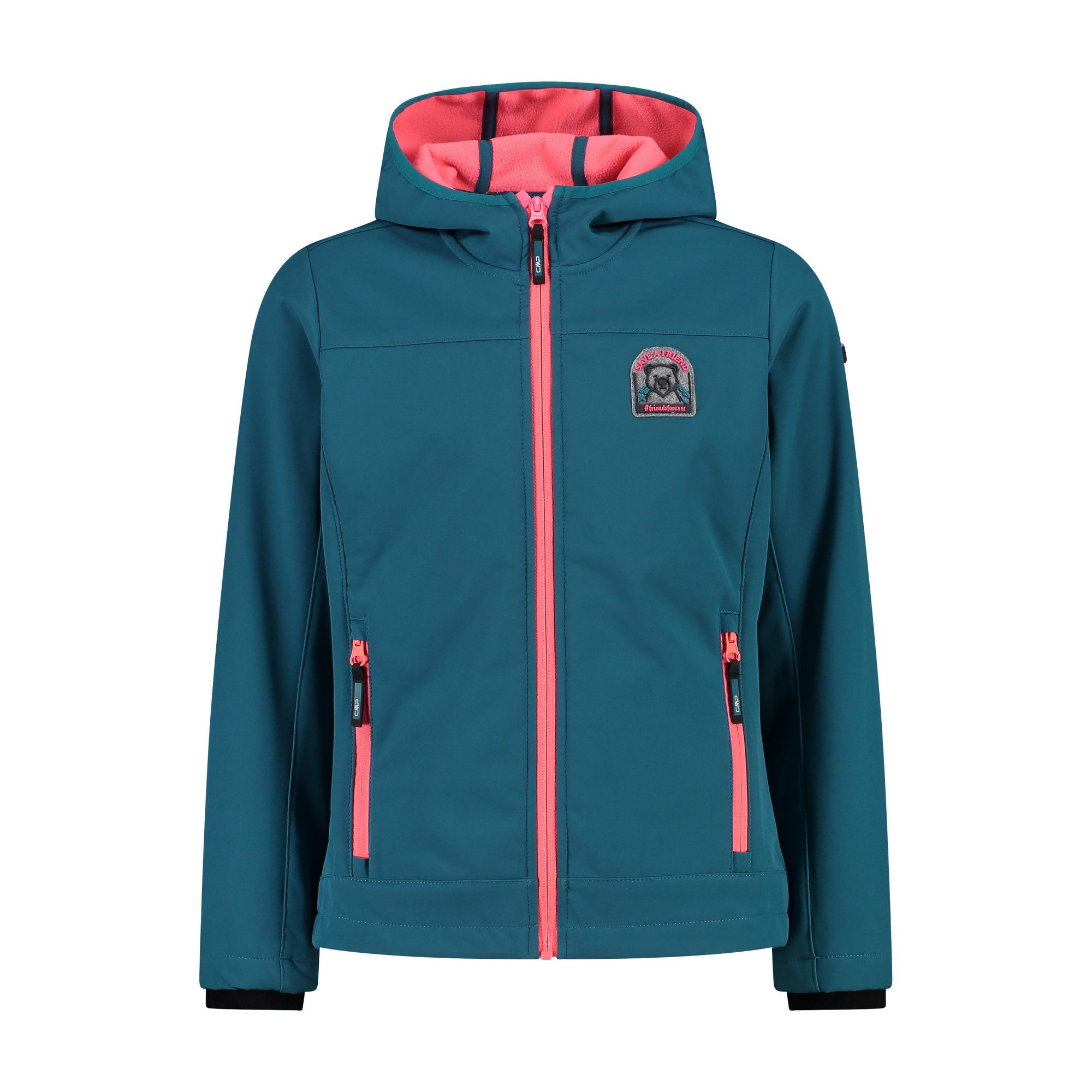 Softshelljacke CMP Mädchen Softshelljacke KID G JACKET FIX HOOD 34A0845