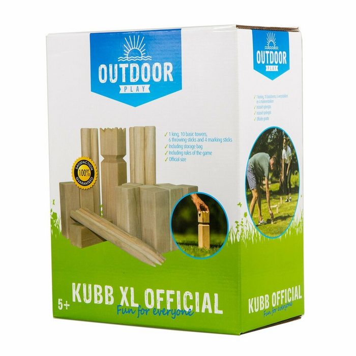 OUTDOOR PLAY Spielzeug-Gartenset Outdoor Play Kubb XL Offiziell