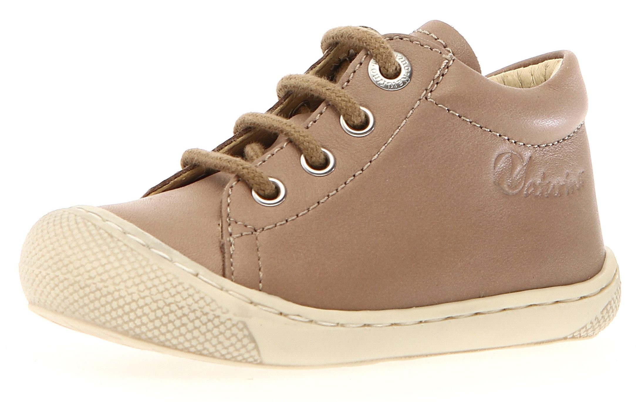 Naturino COCOON BONE Lauflernschuh Babyschuh, Barfußschuh im Used-Look, Größenschablone zum Download