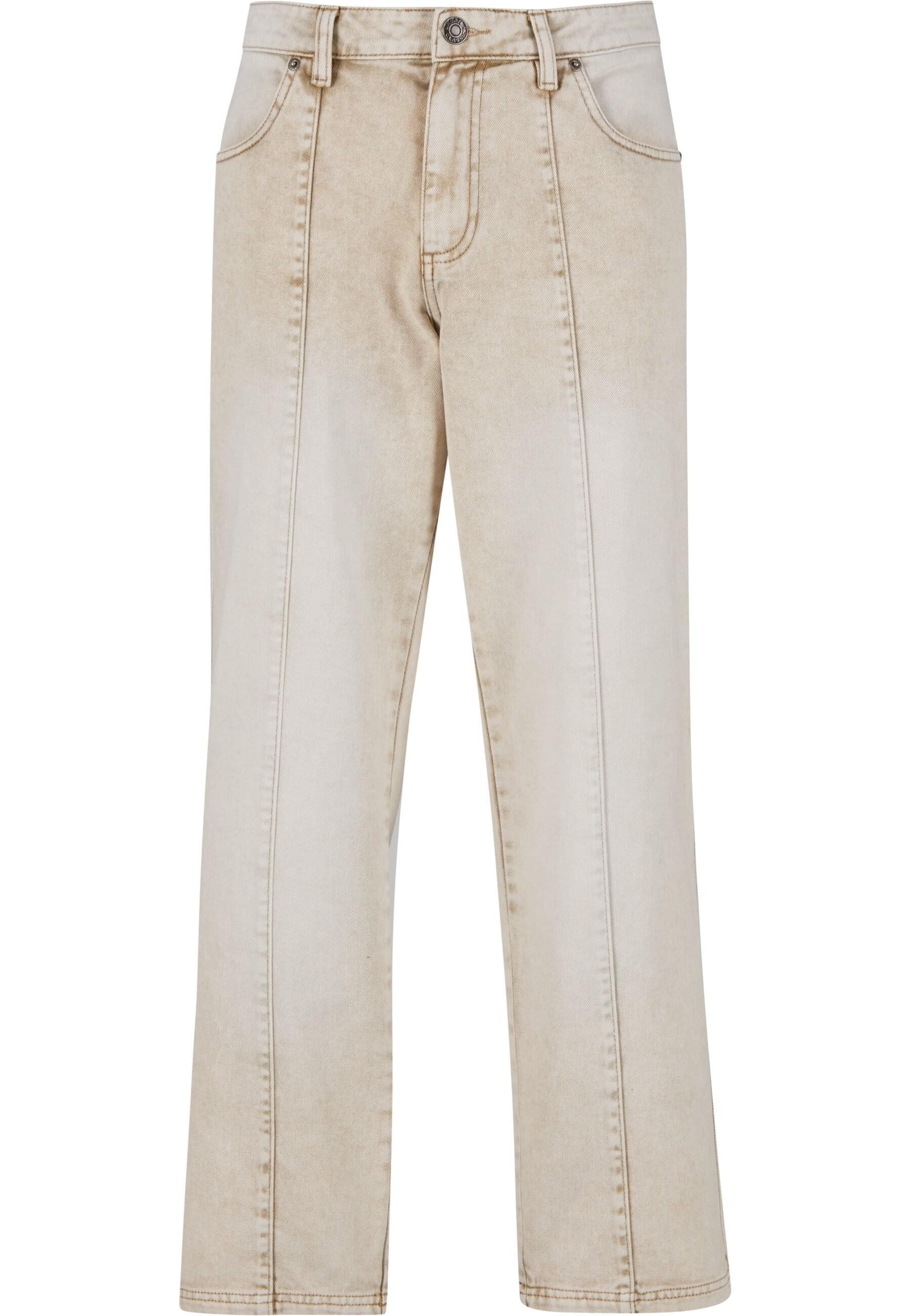 URBAN CLASSICS Bequeme Jeans Urban Classics Wide Leg Denim With Dividing Seams