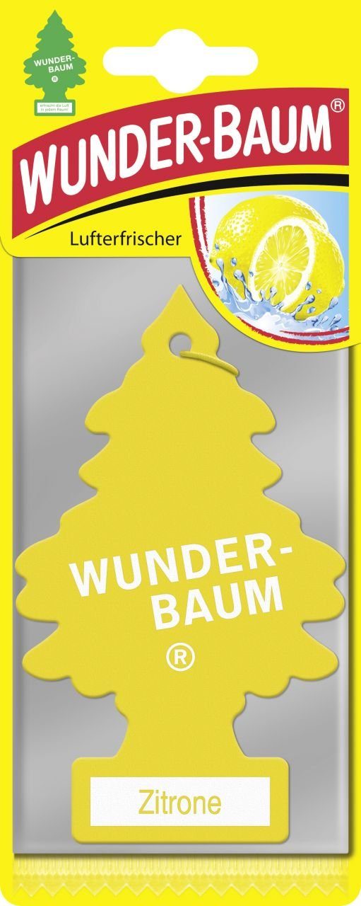 Wunder-Baum Raumduft Wunderbaum Papierlufterfrischer Zitrone