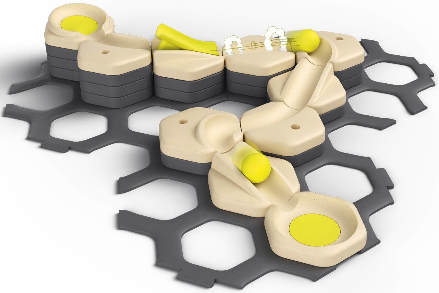 Ravensburger Kugelbahn-Bausatz GraviTrax Junior Starter-Set S Start and Run, Made in Europe