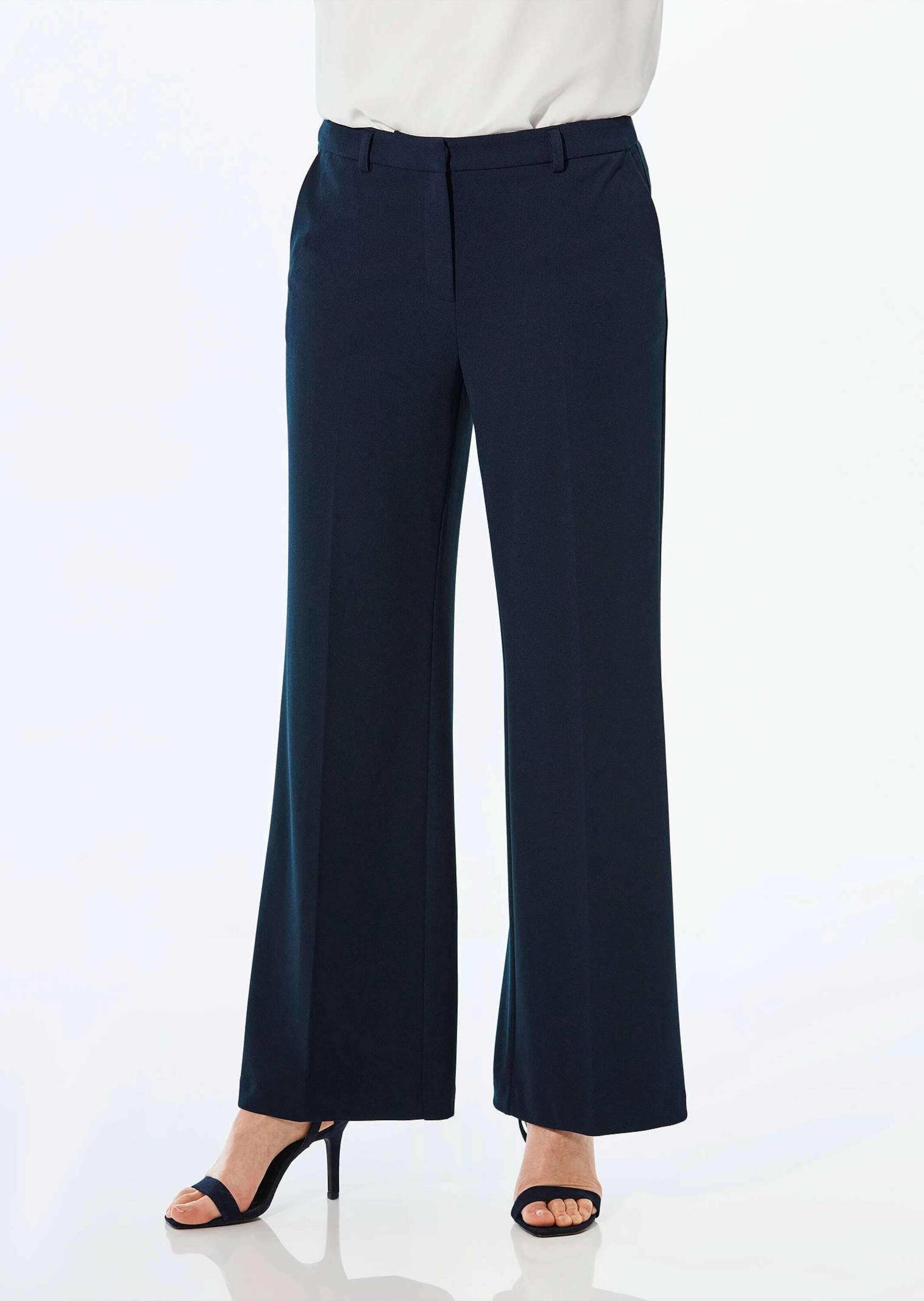 GOLDNER Stoffhose Kurzgröße: Jerseyhose mit Bügelfalten Stretchhose mit wei günstig online kaufen