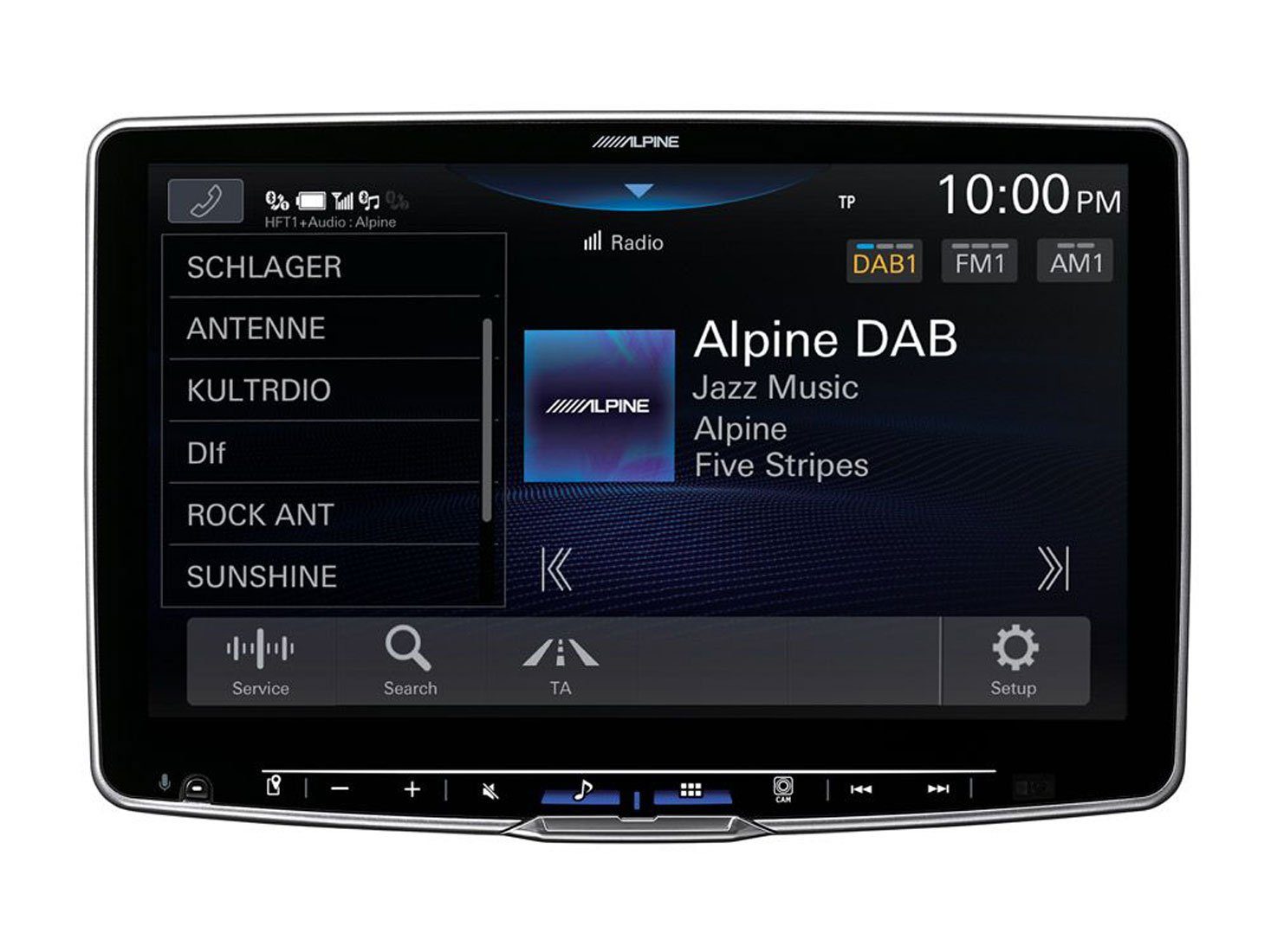 iLX-F115T61 Autoradio Bluetooth Android ALPINE Radio DAB+ T6.1 11-Zoll Volkswagen VW