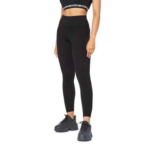 Bellivalini Leggings Damen High Waist Neon Lange 80er Jahre Sport Party Gym BLV50-295 (1-tlg) elastischer Bund