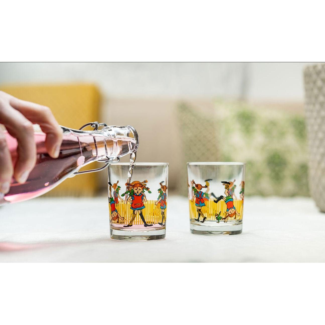 Muurla Kinderbecher Wasserglas Pippi Langstrumpf