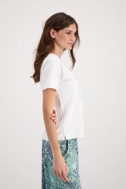 Monari T-Shirt T Shirt mit Fotoprint und Schrift