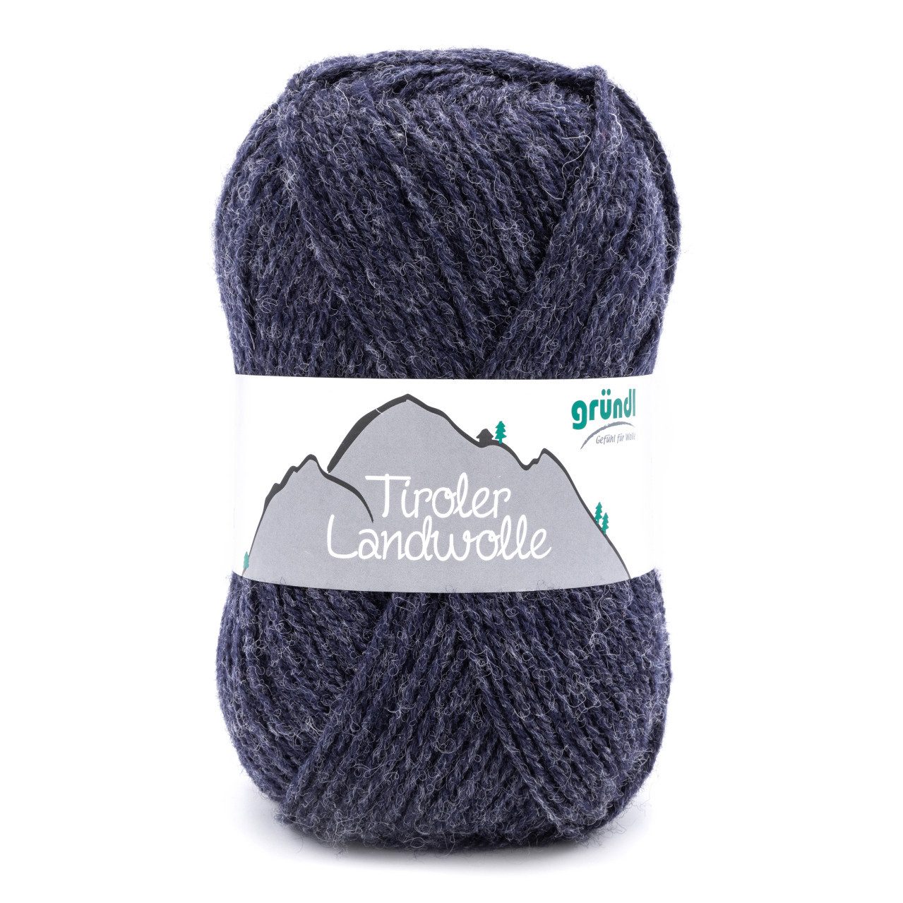 Gründl Gründl Tiroler Landwolle 100 g marine Häkelwolle