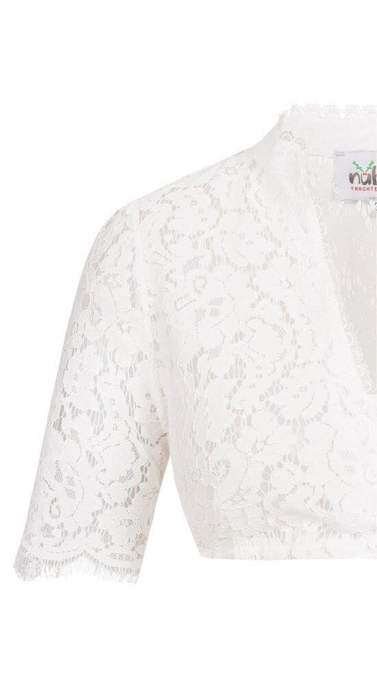 Nübler Dirndlbluse Dirndlbluse Kurzarm Melani in Creme von Nübler