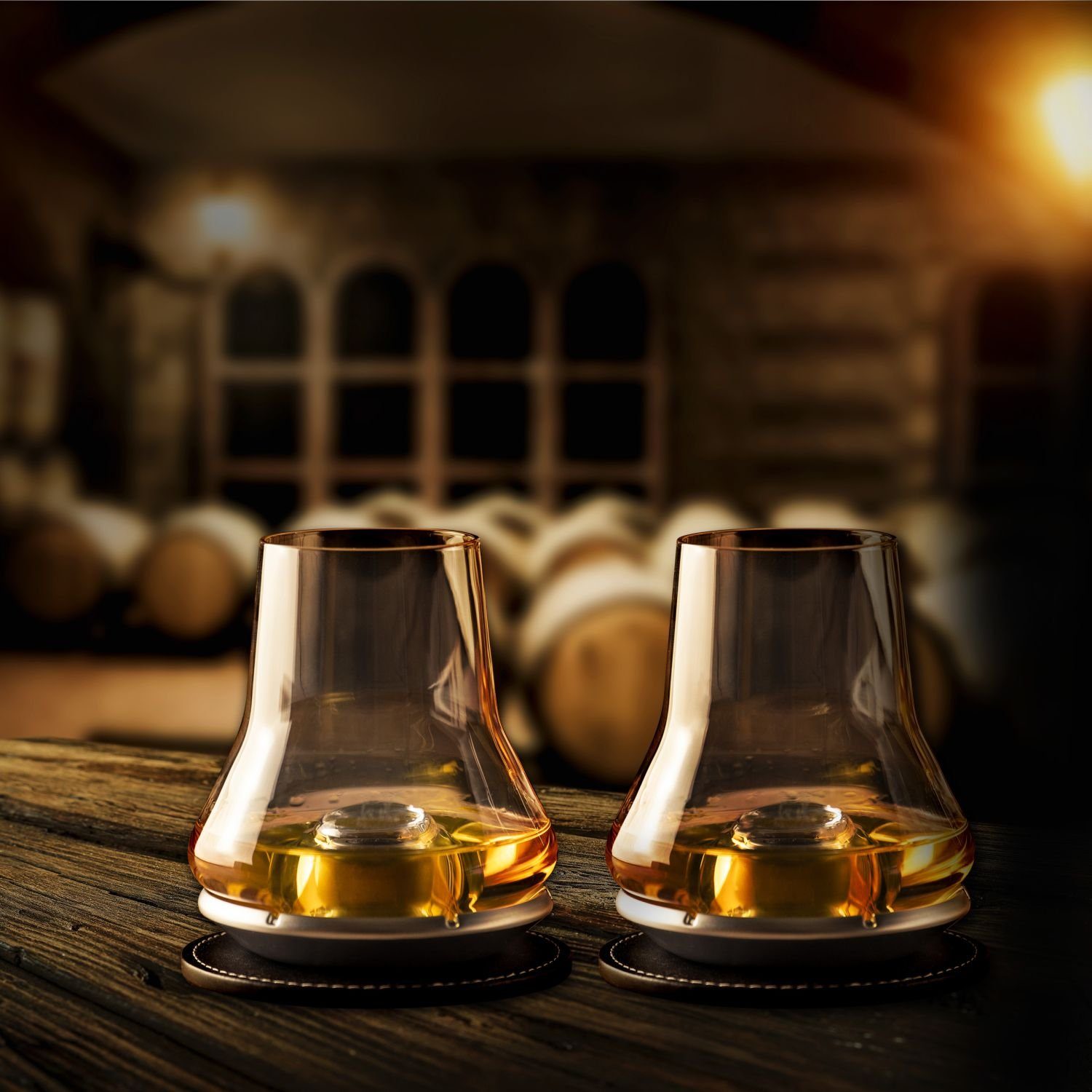 PEUGEOT Whiskyglas Experience Whisky Duo-Set mit Kühlsockel, lebensmittelecht, 6-teilig