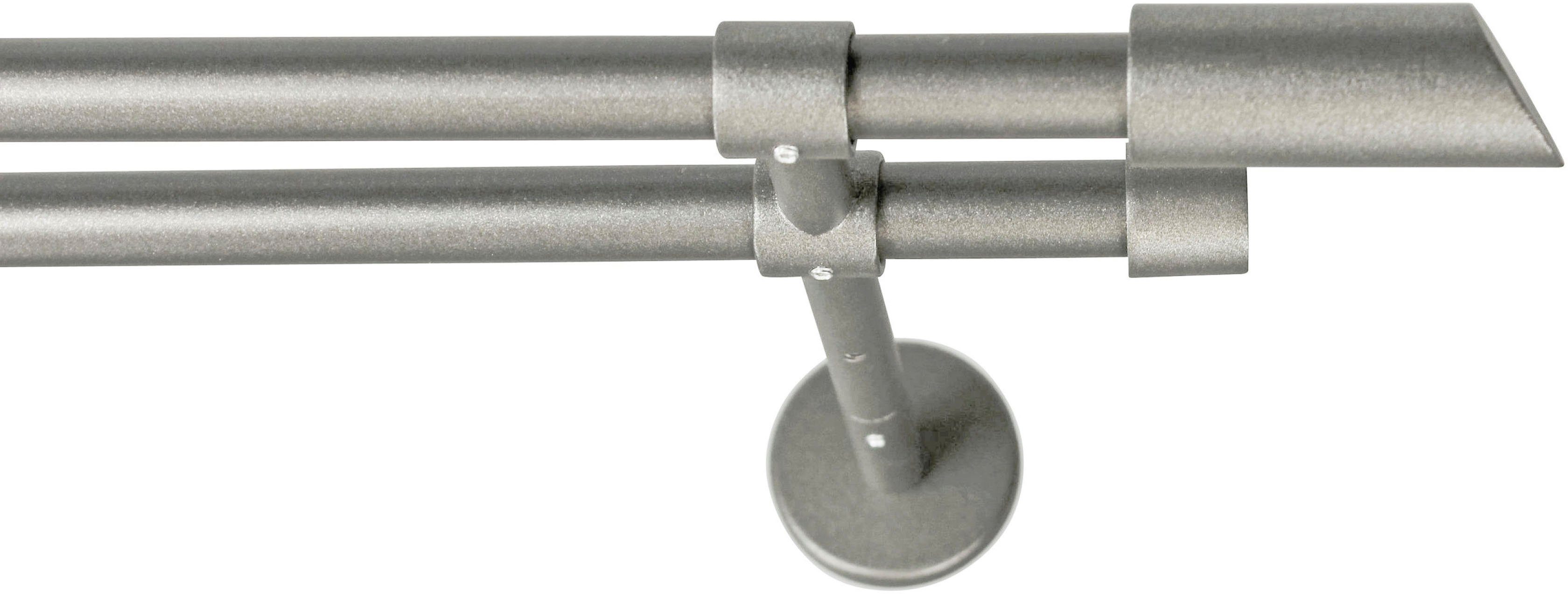 GARESA Gardinenstange "ZYLI" Ø 16 mm 2 läufig-läufig Wunschmaßlänge Vorhang günstig online kaufen