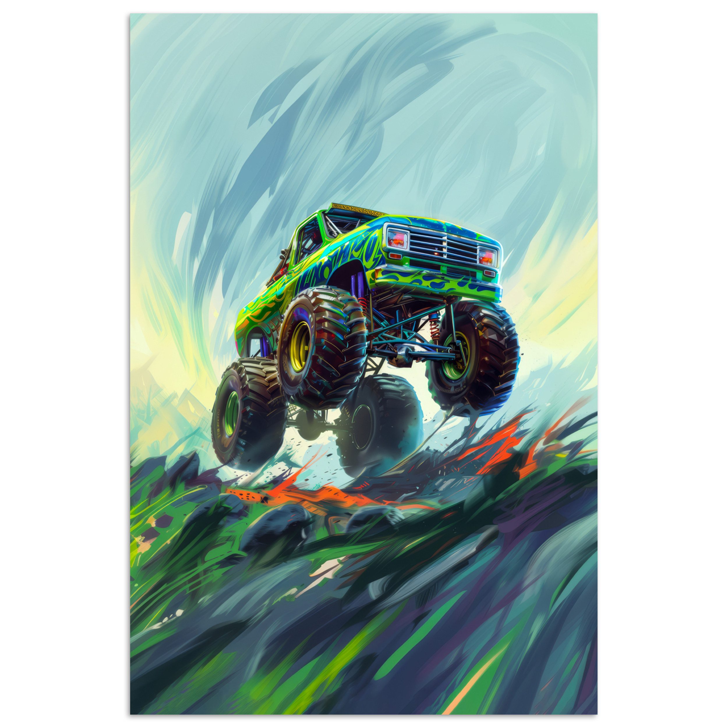 MuchoWow Poster Monstertruck - Auto - günstig online kaufen