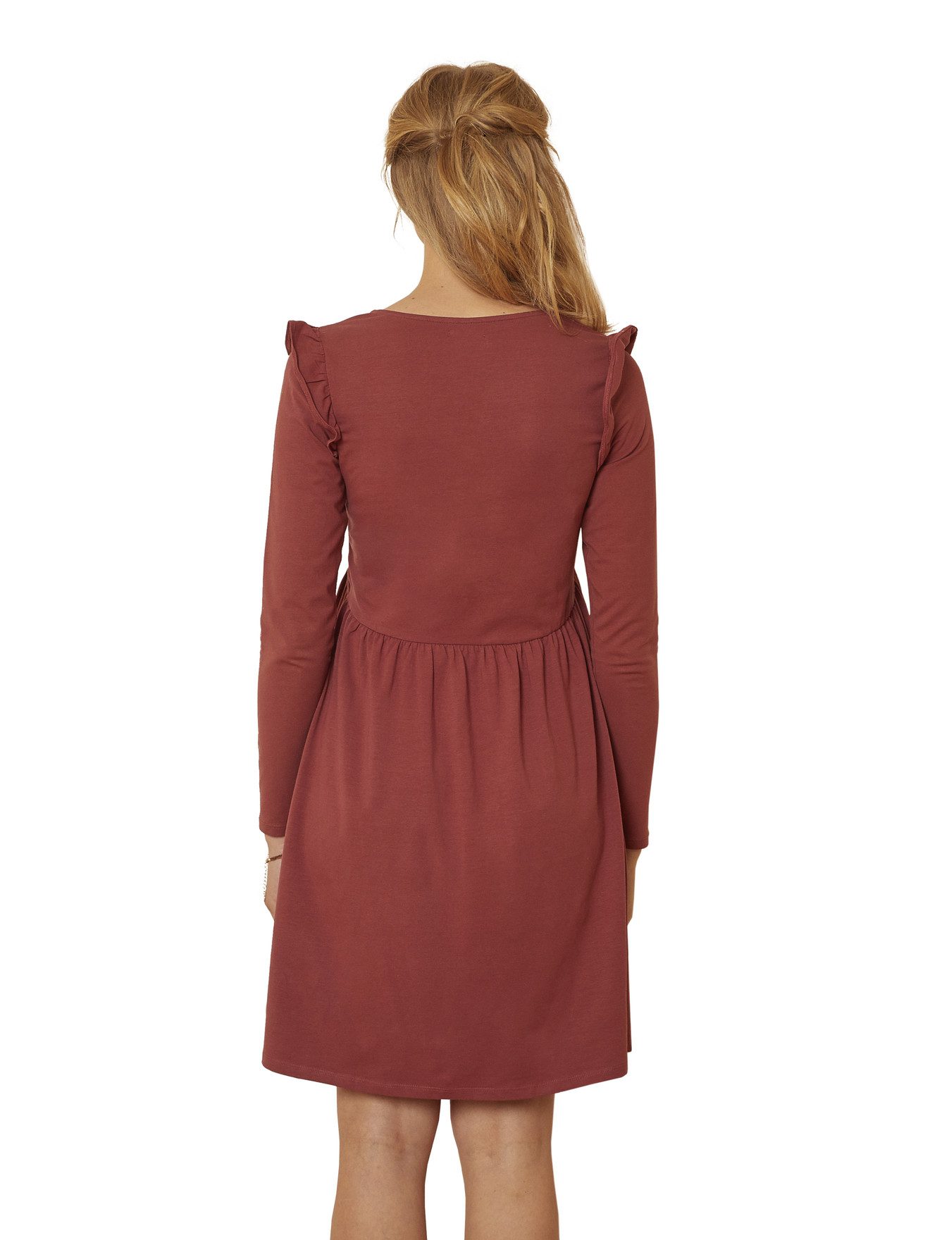 vertbaudet Umstandskleid Kurzes Kleid für Schwangerschaft & Stillzeit