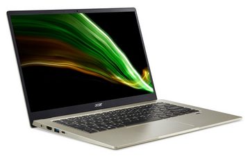Acer Swift 1 SF114-34 Gold Notebook (Pentium Silver N6000, Intel UHD Graphics, 512 GB SSD)