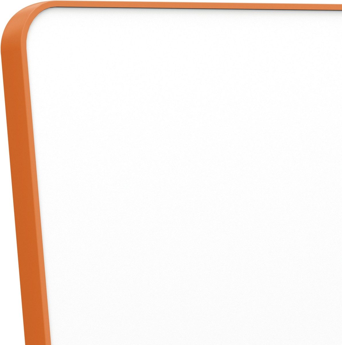 Magnettafel Whiteboard Move & Meet 90x180 cm oranger Rahmen grau