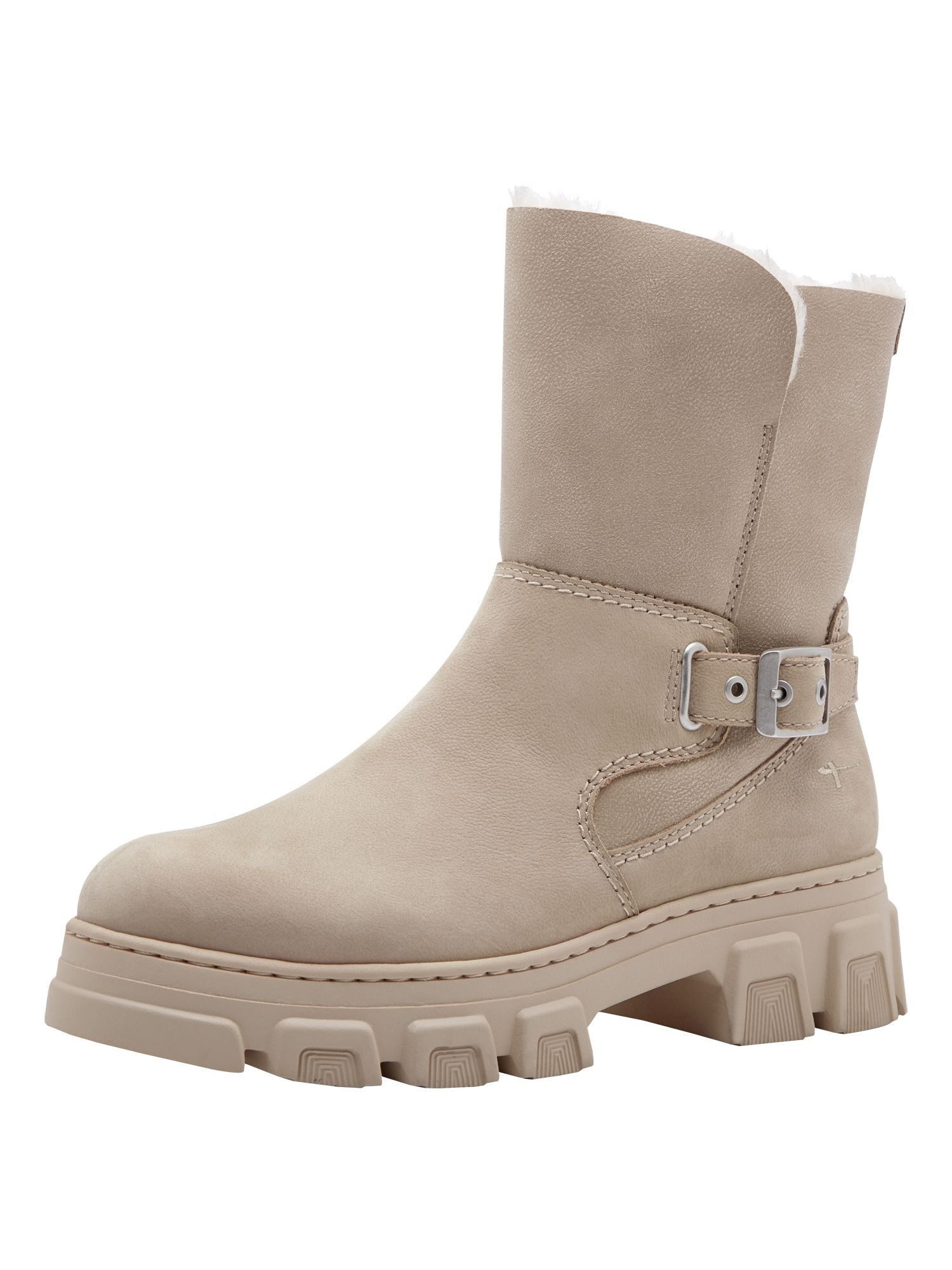 Removable Sock aus Leder kein Absatz 1-26834-45 Winterstiefelette